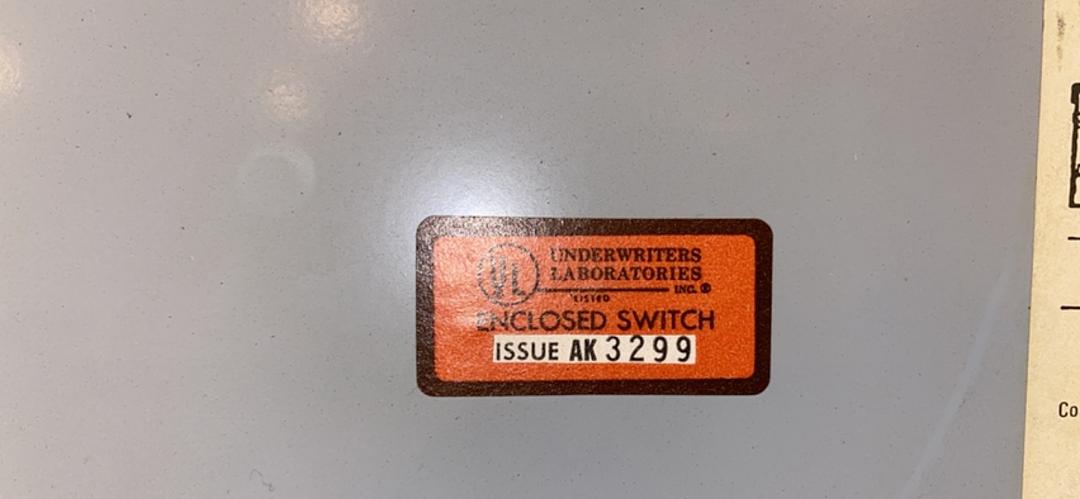 600A Gould Heavy Duty Safety Switch NF356(S6LLST6542)
