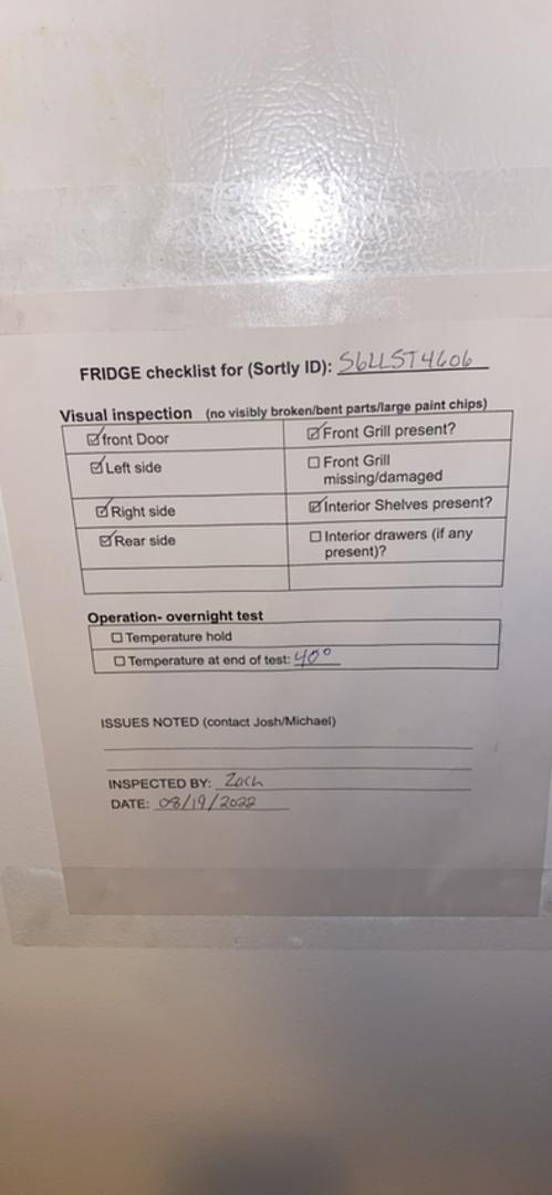 Marvel Scientific Under counter lab Refrigerator 6CAR MA/024600013. Tested��(S6LLST4606)