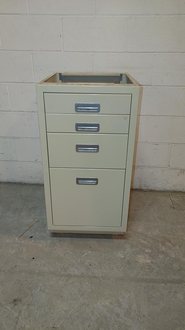 18" 4 Drawer Recessed Casework S6LLST11922(S6LLST11922)