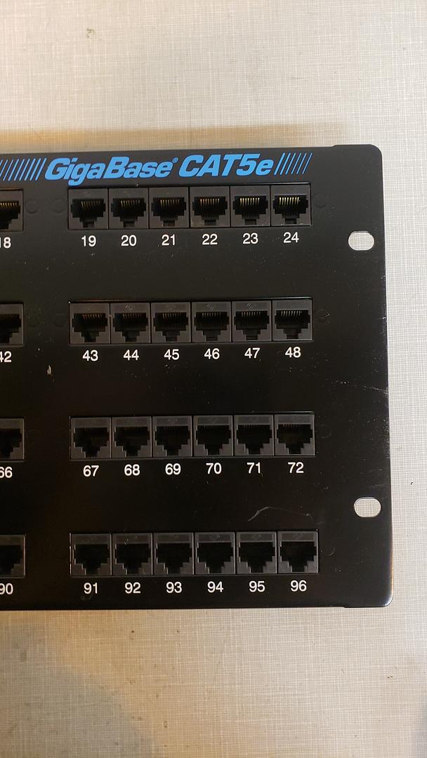 *Pickup Only* Black Box GigaBase CAT5e 96-Port Patch Panel- JPM910A-R4(S6LLST7524)