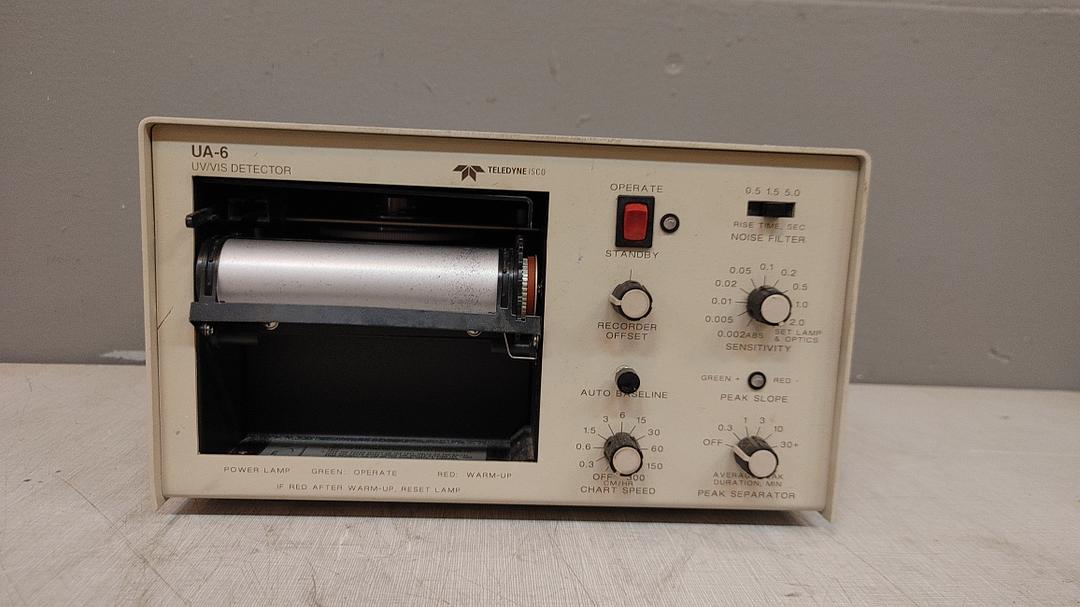 Lot of 4 UA-6 UV/VIS Detector Chart Teledyne ISCO(S6LLST12716)