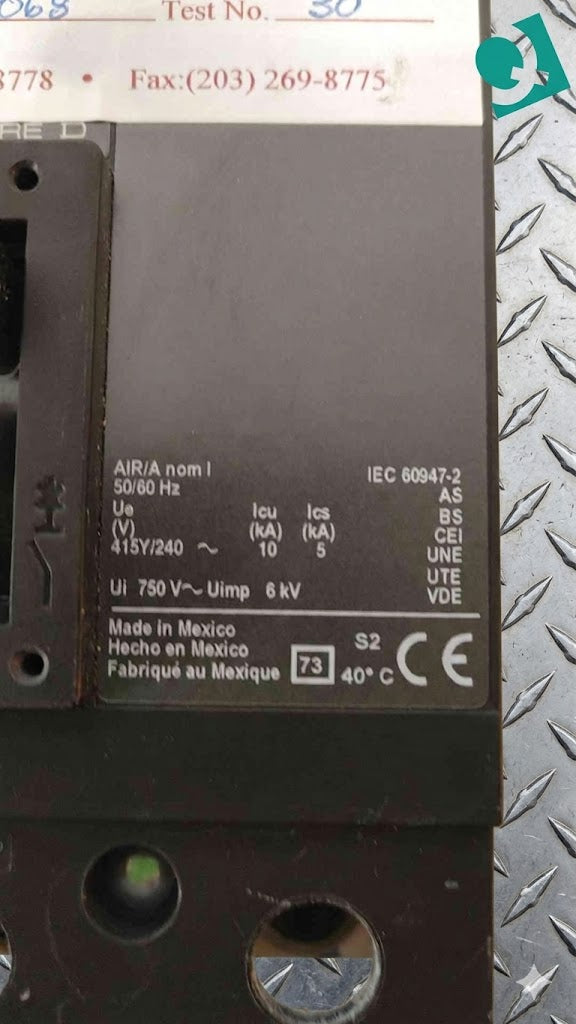 Square D Circuit Breaker QDA32225 225 Amp 3 Pole I-Line (108594)