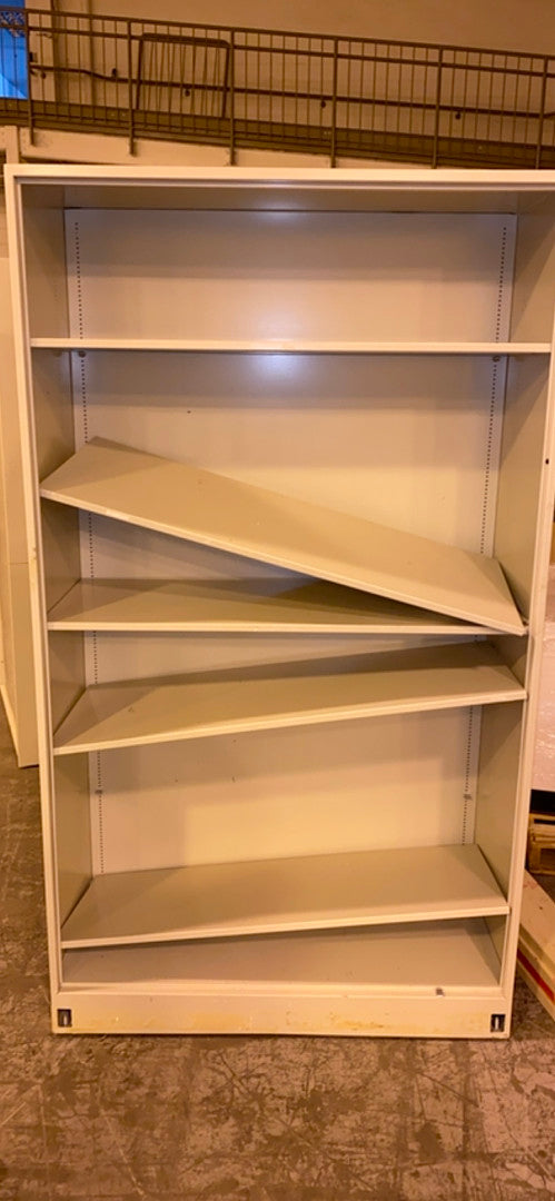 48" Tall Metal Lab Storage Cabinet w/ Shelves Book / Reagent(S6LLST2704)