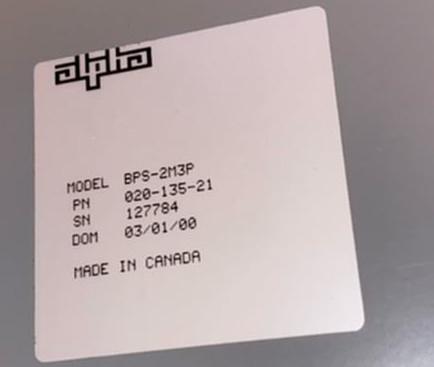 Alpha BPS-2M Bypass System BPS-2M3P(S6LLST4507)