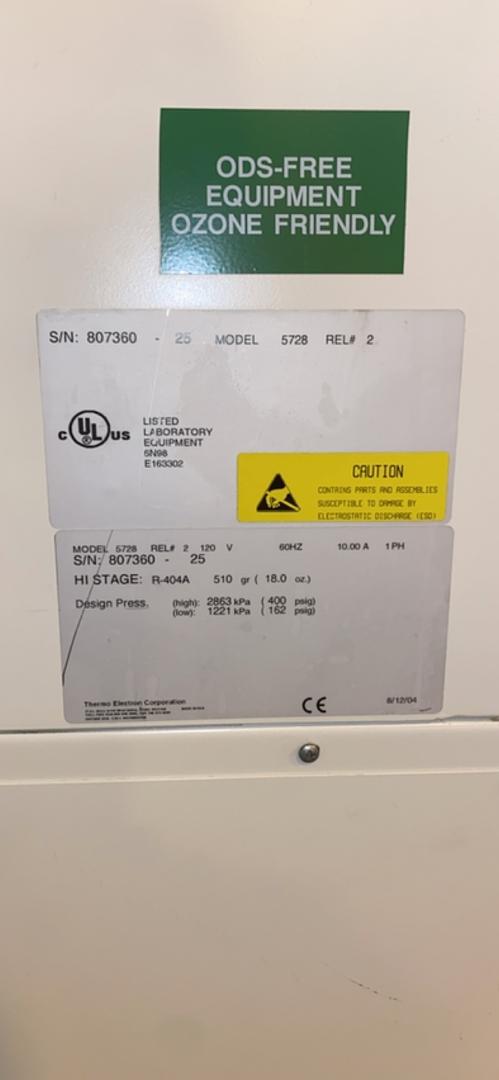 VWR 5728 -40 Lab Freezer Tested & Working!Tested -39°(S6LLST5813)