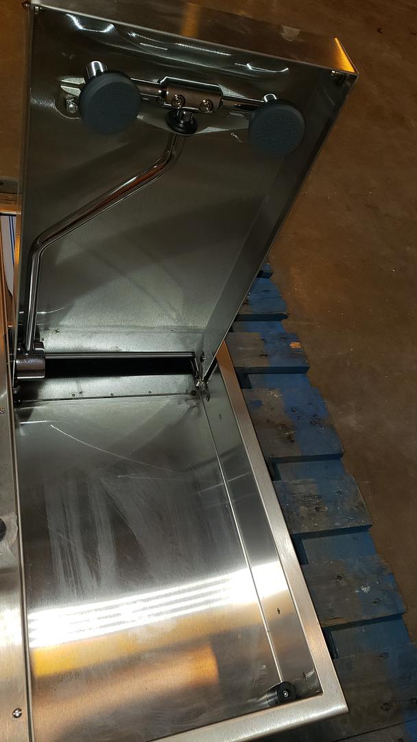 Pull Down Eye Wash Station Wall Mount Stainless Steel(S6LLST10386)