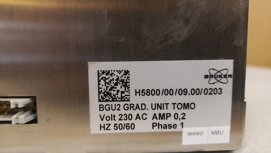 BRUKER Biospin Gradiant H5800(S6LLST8217)