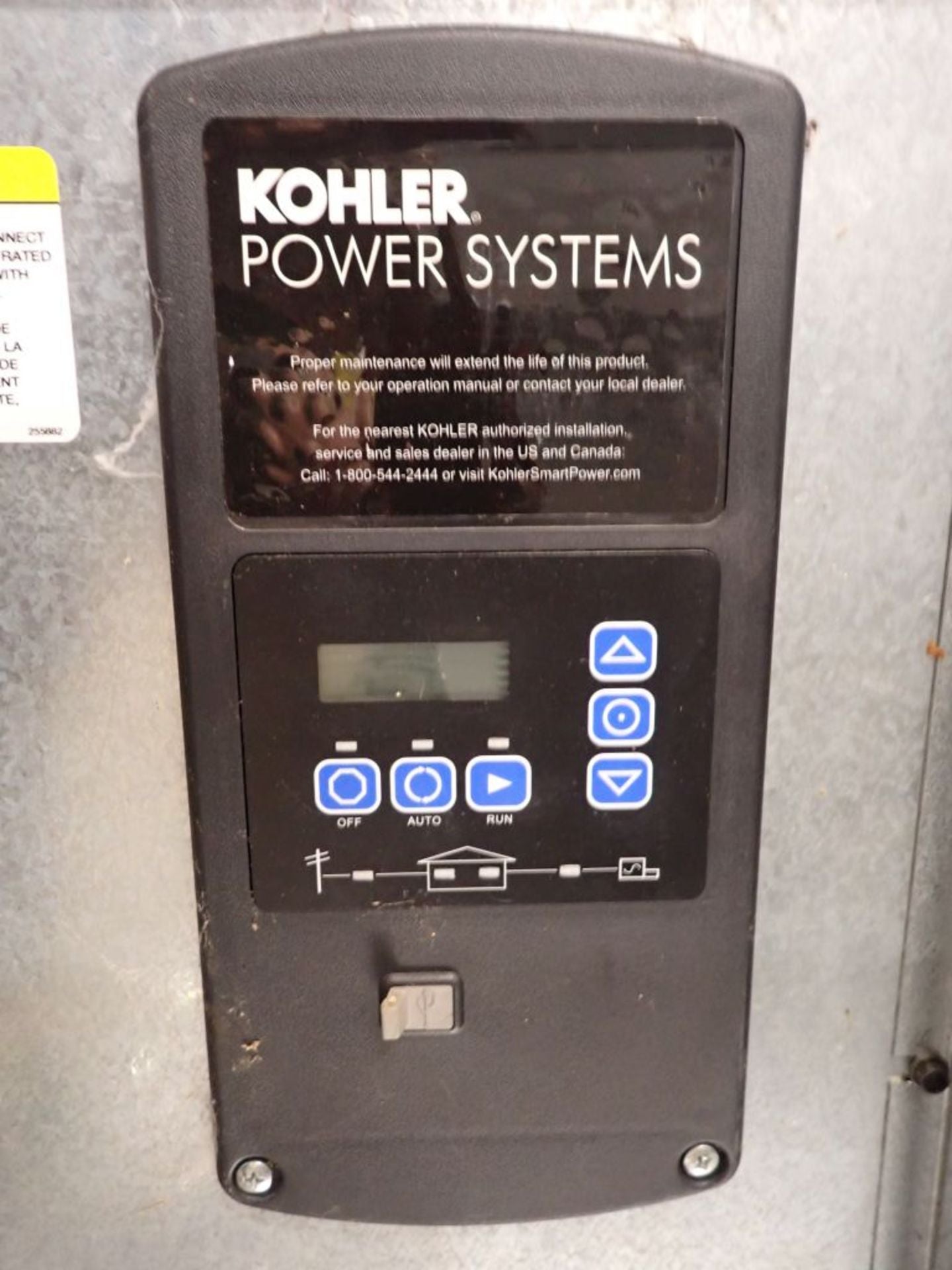 20KW 21KW Kohler 24RCL Nat Gas LP Standby Generator 1ph 240v (SKU: 110104)