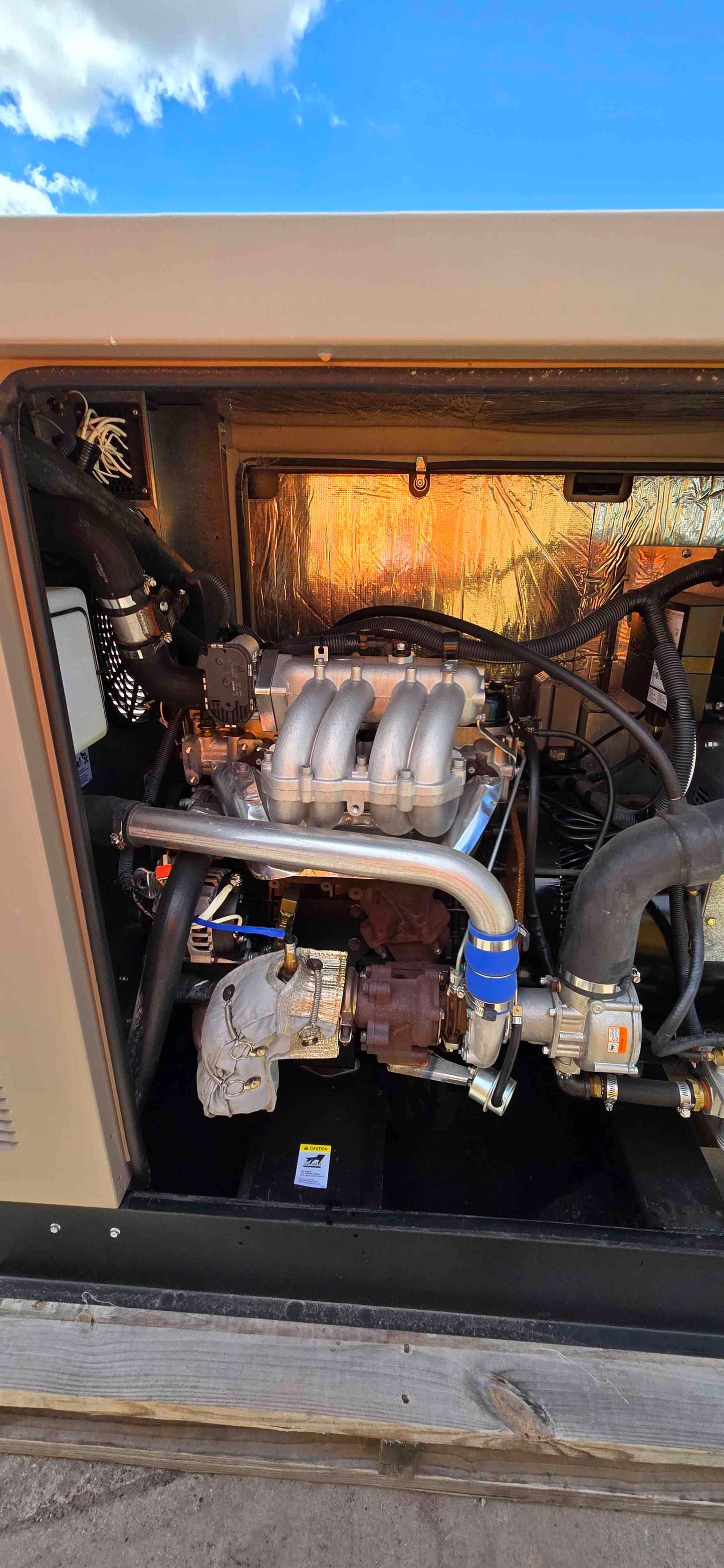 30KW Kohler 2.2L Generator LP Nat Gas 120Hrs. TESTED '19