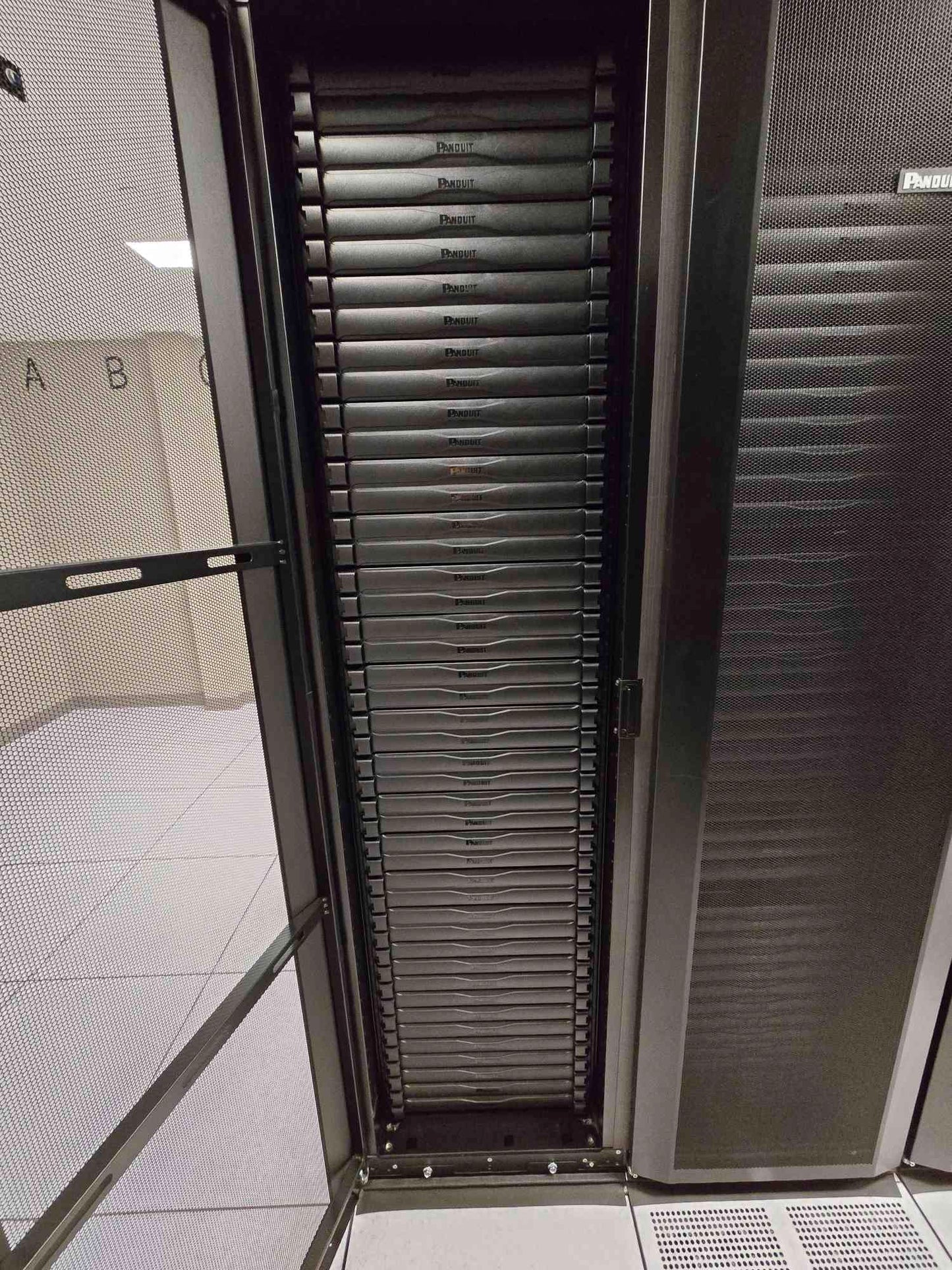 Panduit Fully Enclosed Black Server Rack Cabinet (108537)