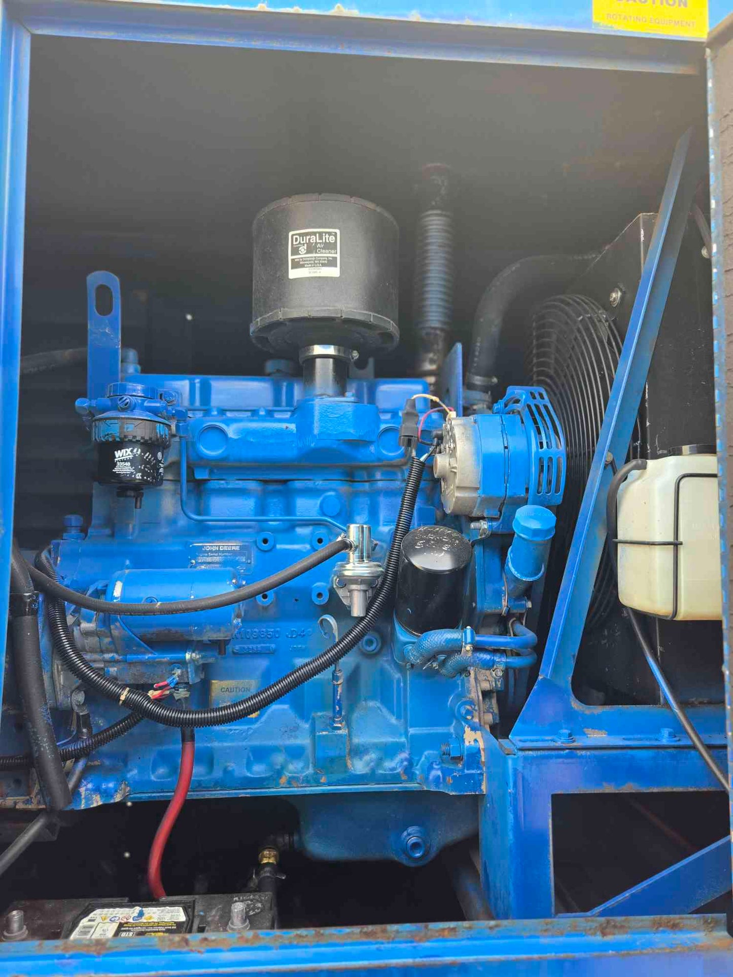 40KW Magnatek 4039 John Deere Diesel Generator '96 1170 Hrs TESTED