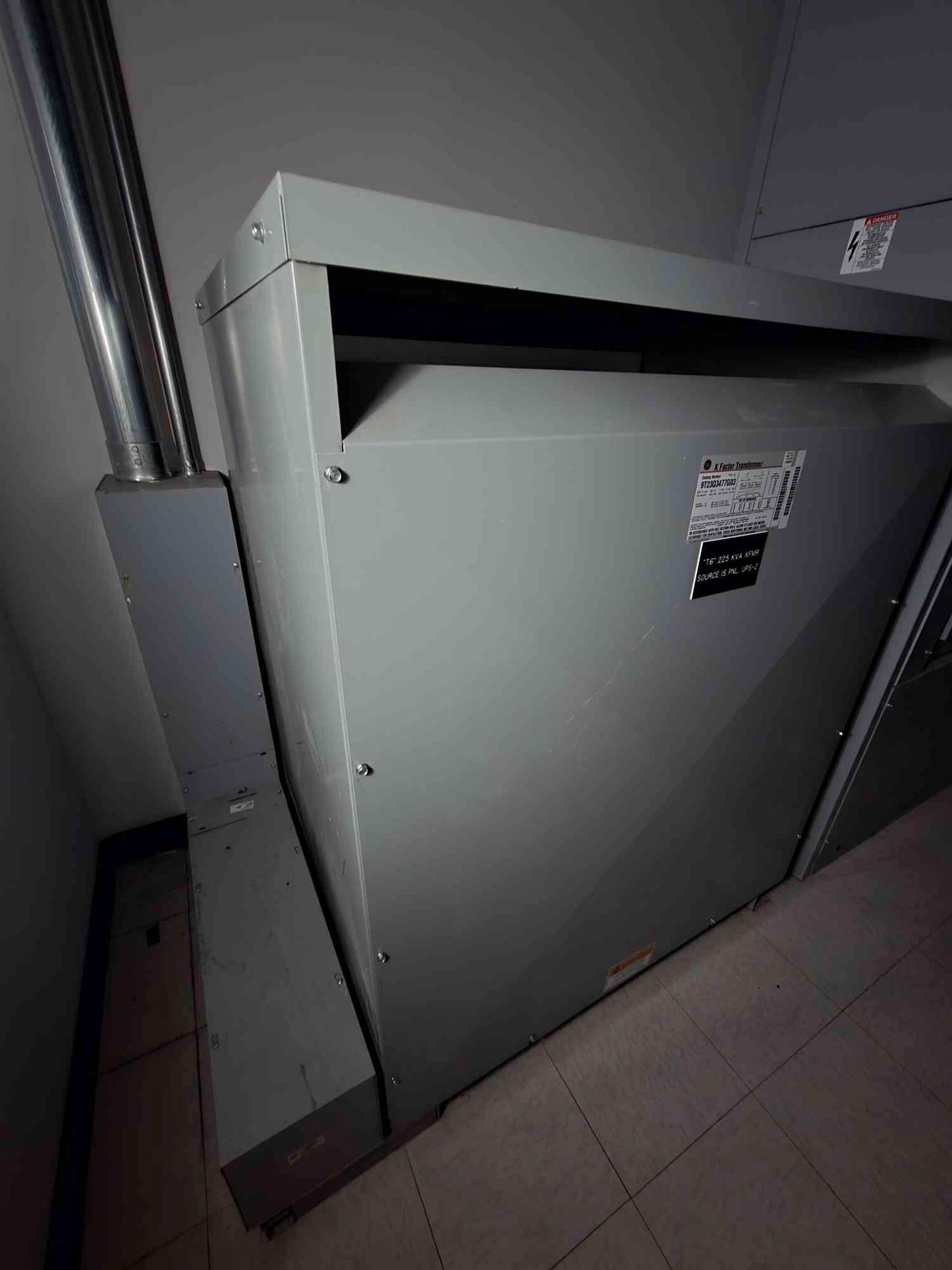 225KVA K Factor Transformer 3 Phase 480v x 208/120v