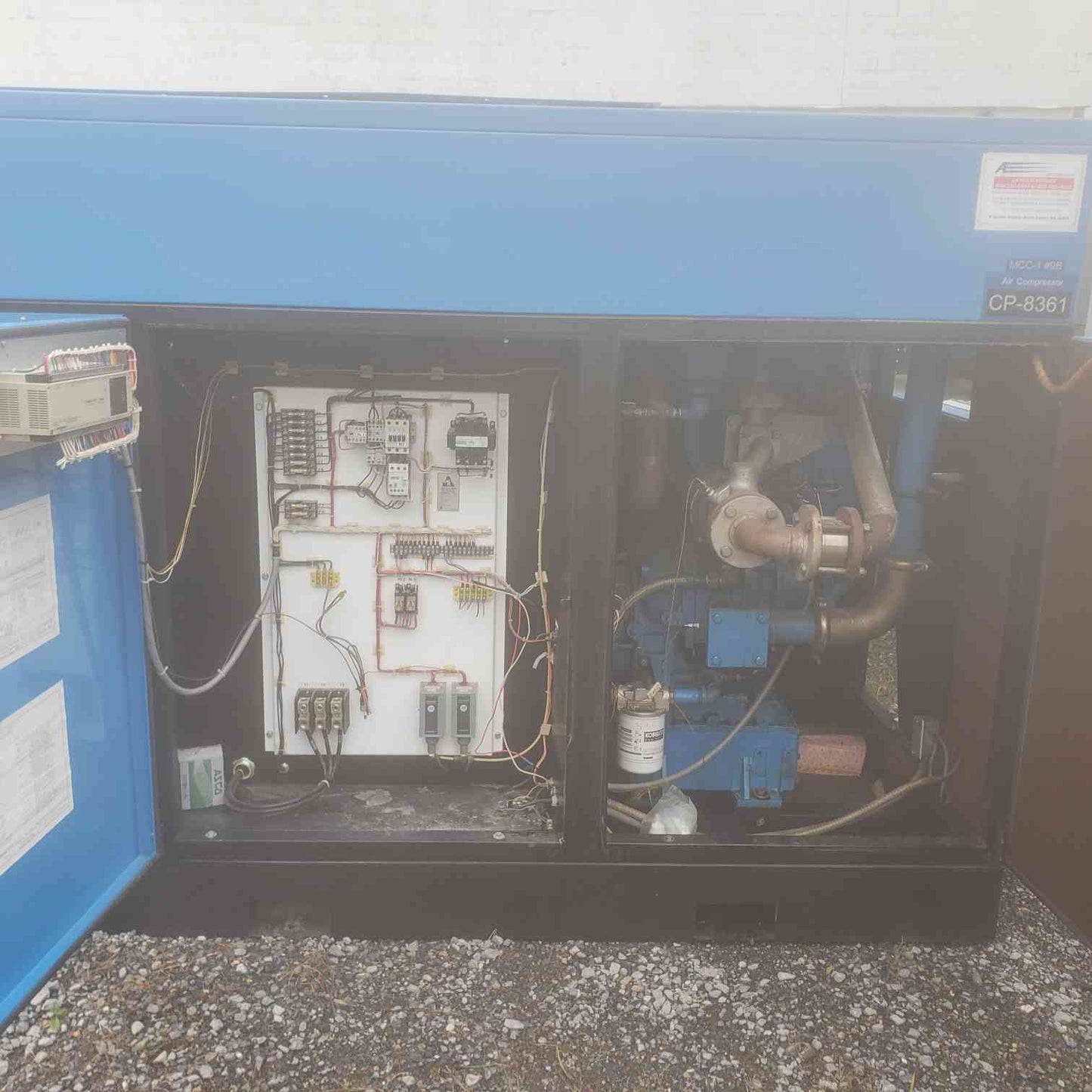 Kobelco 460V Supply 100HP Max 140A 60HZ Air Compressor (SKU: 110814)