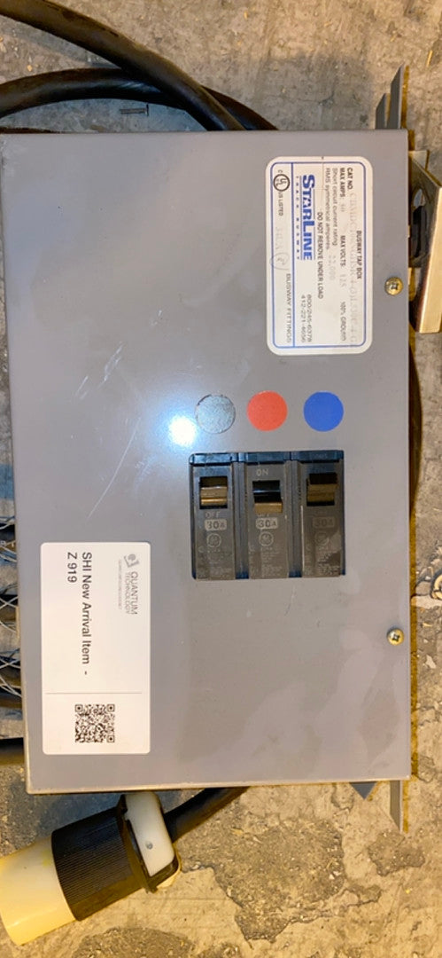 Starline Busway Tap Box 30A 125v CBMDC100NGHSR4(3)L530C4(S6LLST3015)