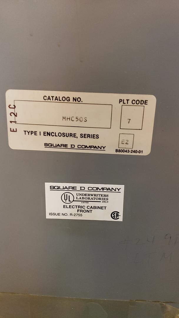 225A Square D NQOD 3PH w/ Main Loaded(S6LLST11868)