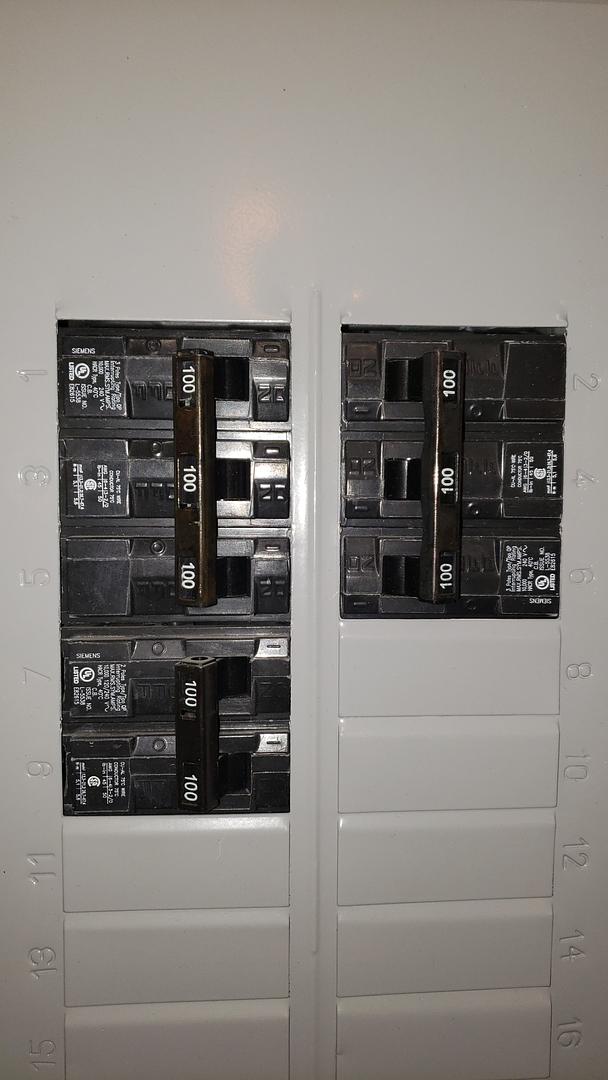 225A 240/120V Siemens 3 Breaker Panel Load Center S4260L3225 3PH(S6LLST12152)