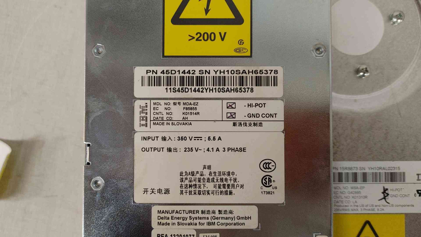 IBM Fan Module 350V 5.5A 45D1442 MDA-EZ(104869)