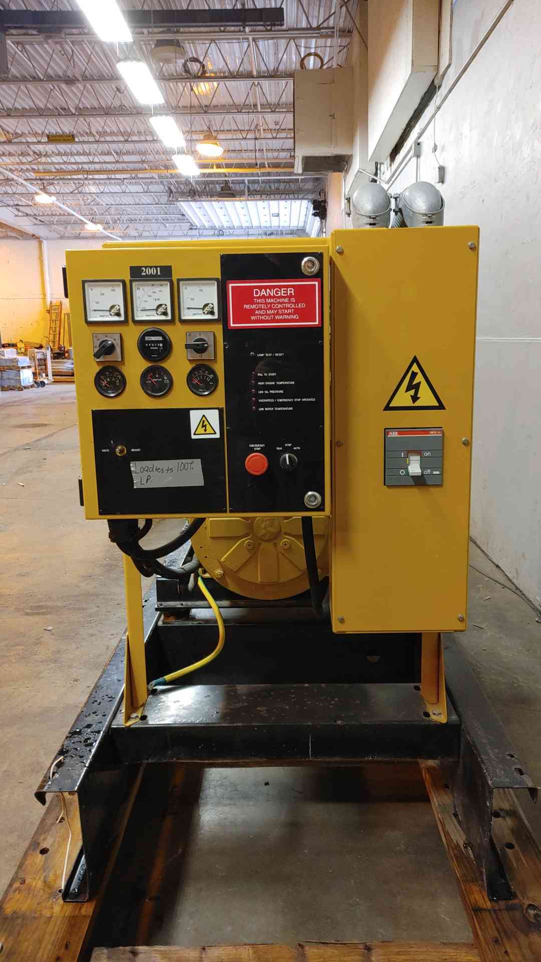 Cat Olympian Generator 40KW 1PH LP Nat Gas 510Hrs G45F1S LOAD TESTED(106392)