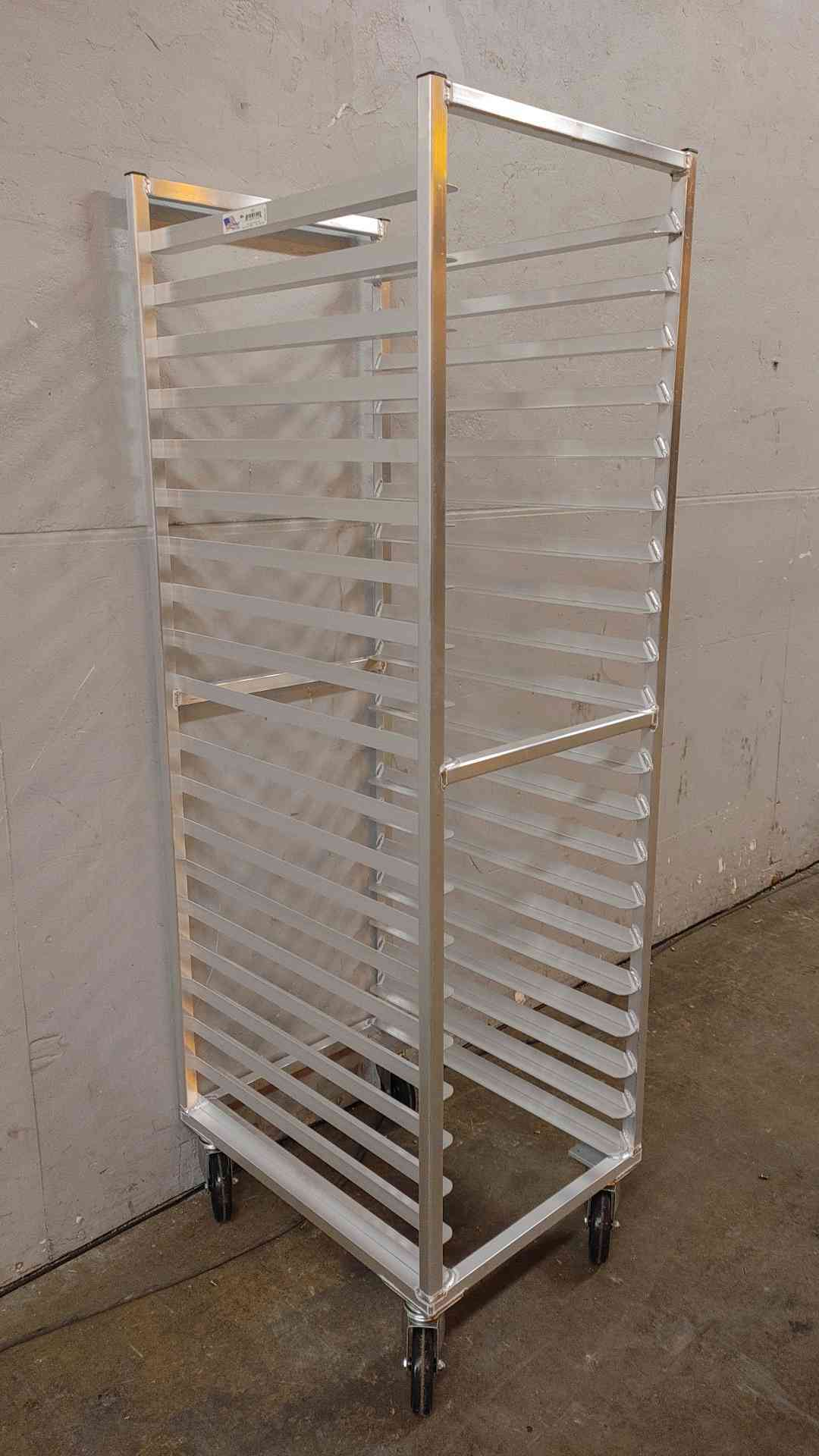 New Age Industrial Rolling Tray Cart Cafeteria Tray Cart
