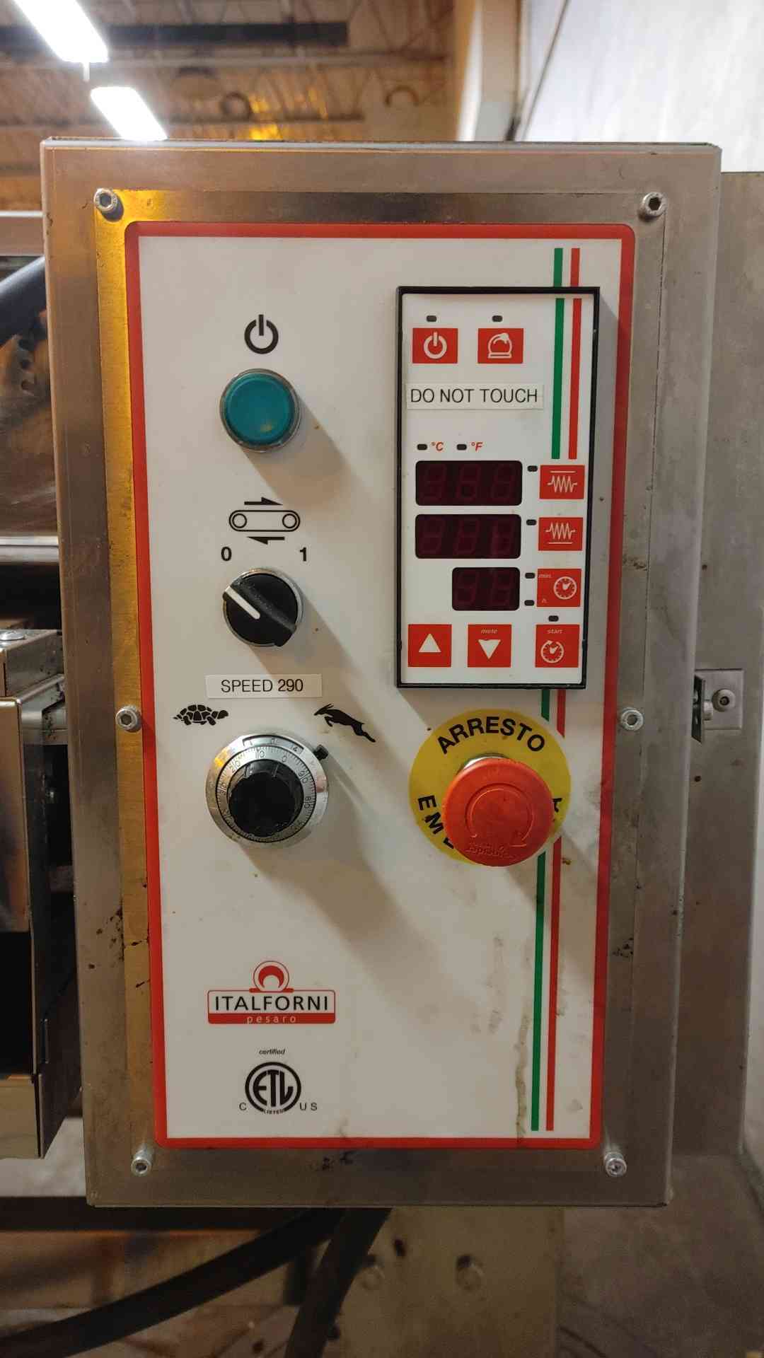 Italforni Pesaro Stone Conveyor Pizza Bakery Oven Electric