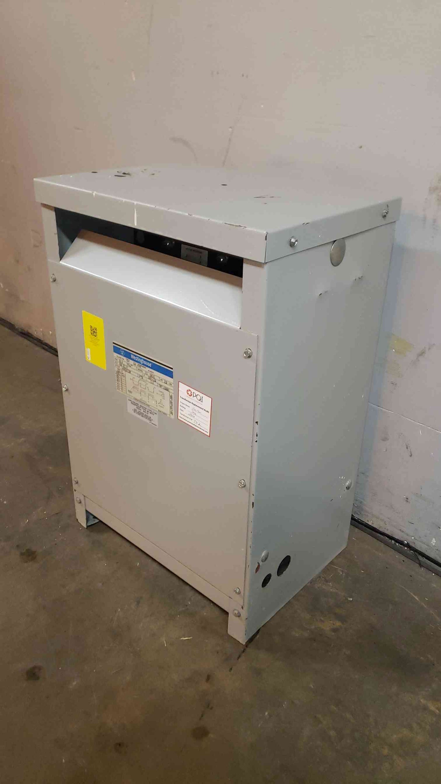 Westinghouse 30KVA 480v x 208Y/120 Dry Transformer U48M28T30K (SKU: 106903)
