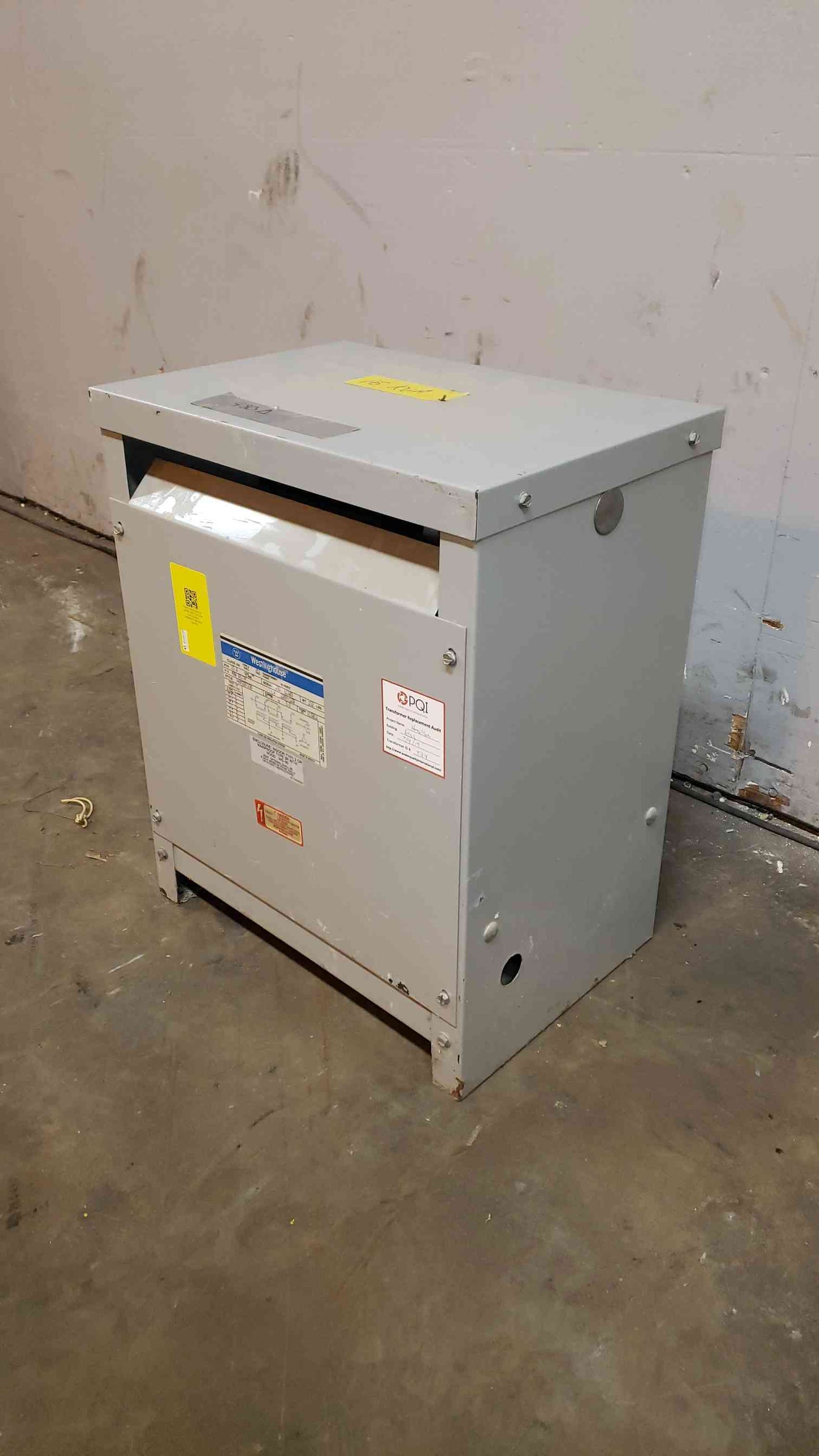 Westinghouse 15KVA 480v x 208Y/120 3PH Dry Transformer U48M28T15B (SKU: 106918)