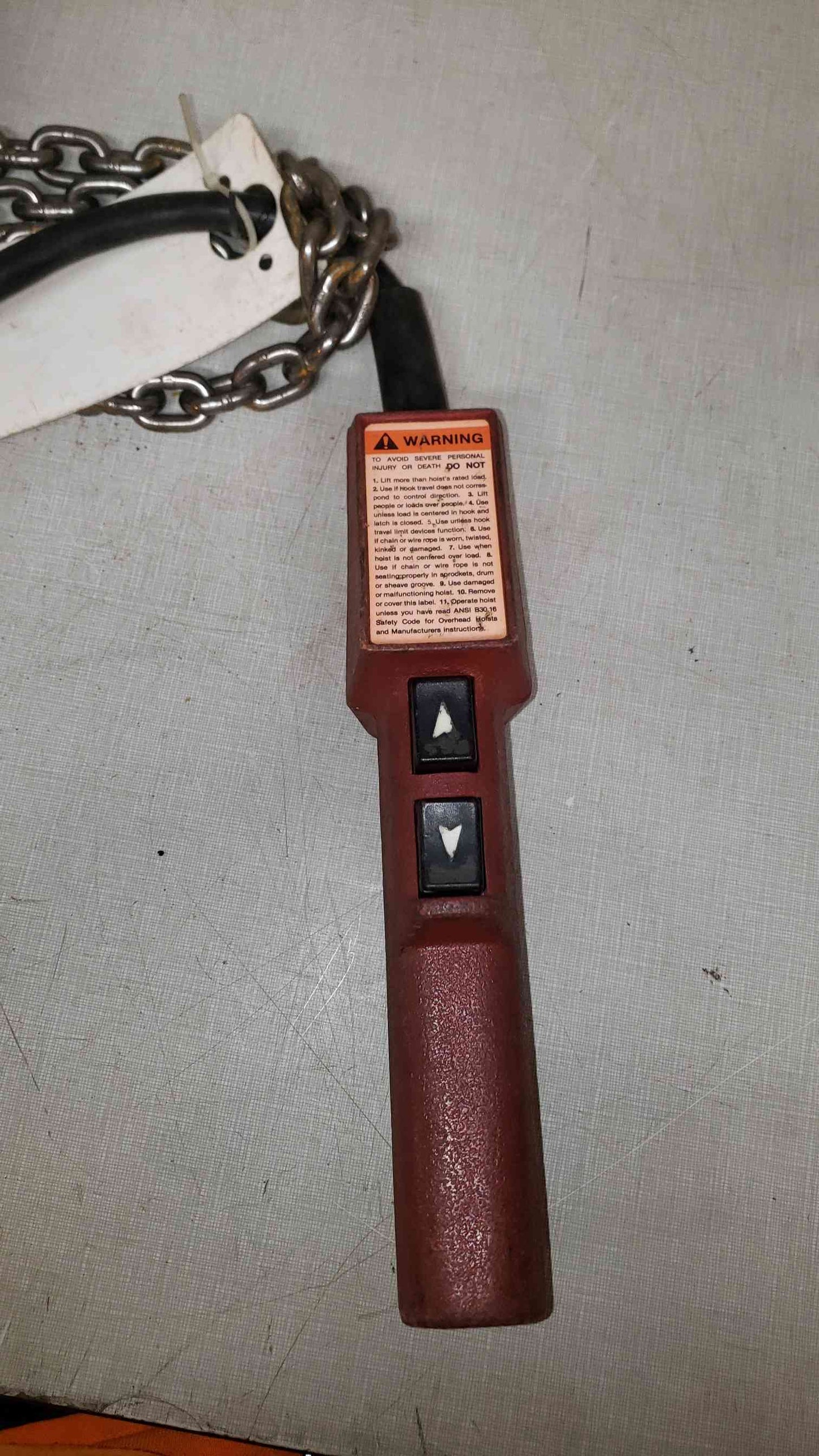 Coffing 1/2 Ton 3PH 460/380 Electric Hoist ELC1016 3 (SKU: 106987)