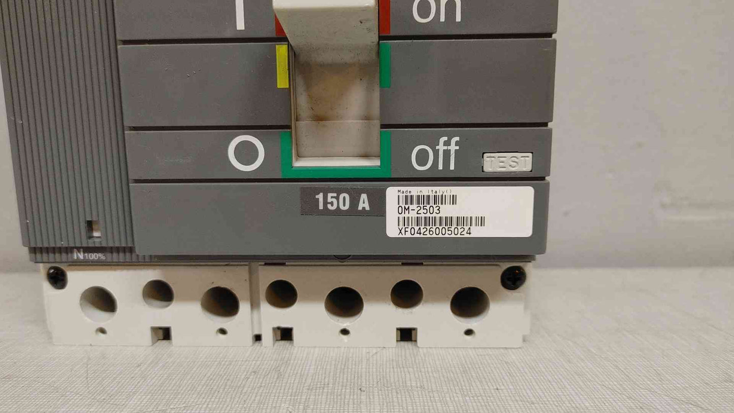 ABB 150A 4 Pole Circuit Breaker 0M-2503