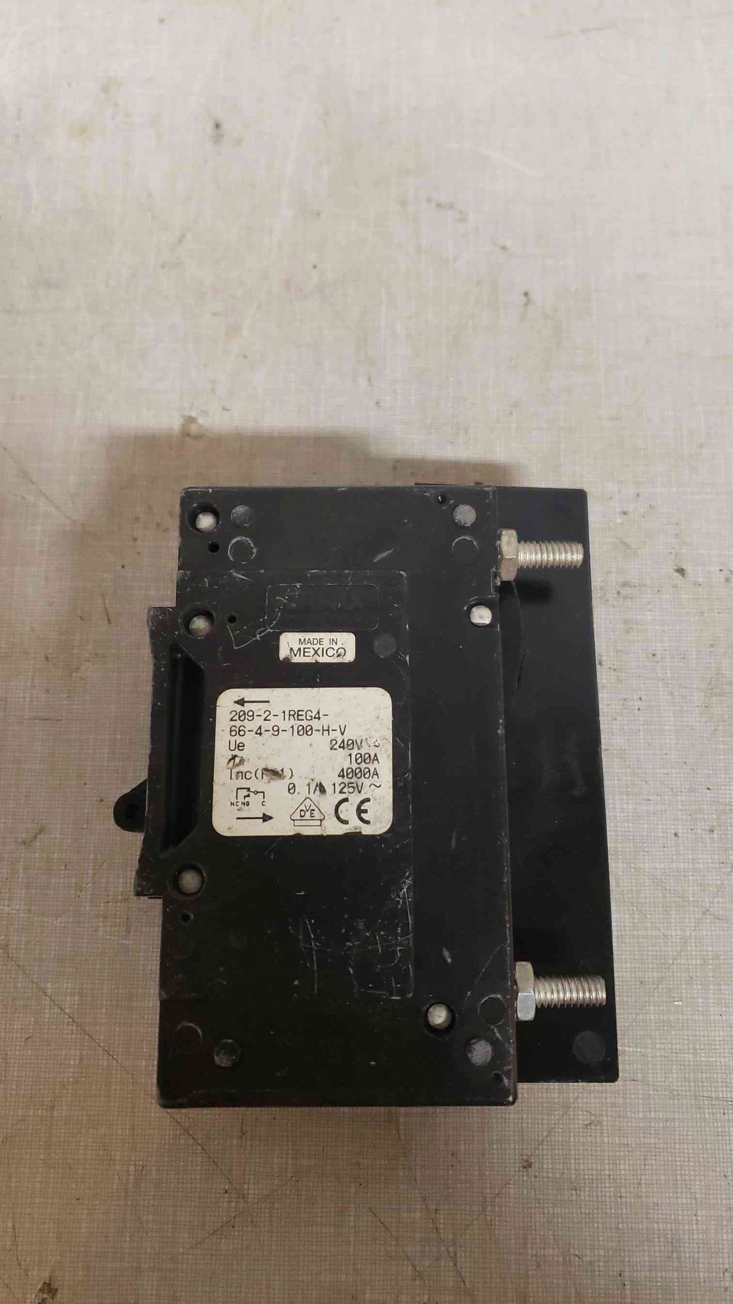 Airpax 100A 2 Pole Breaker (SKU: 107182)