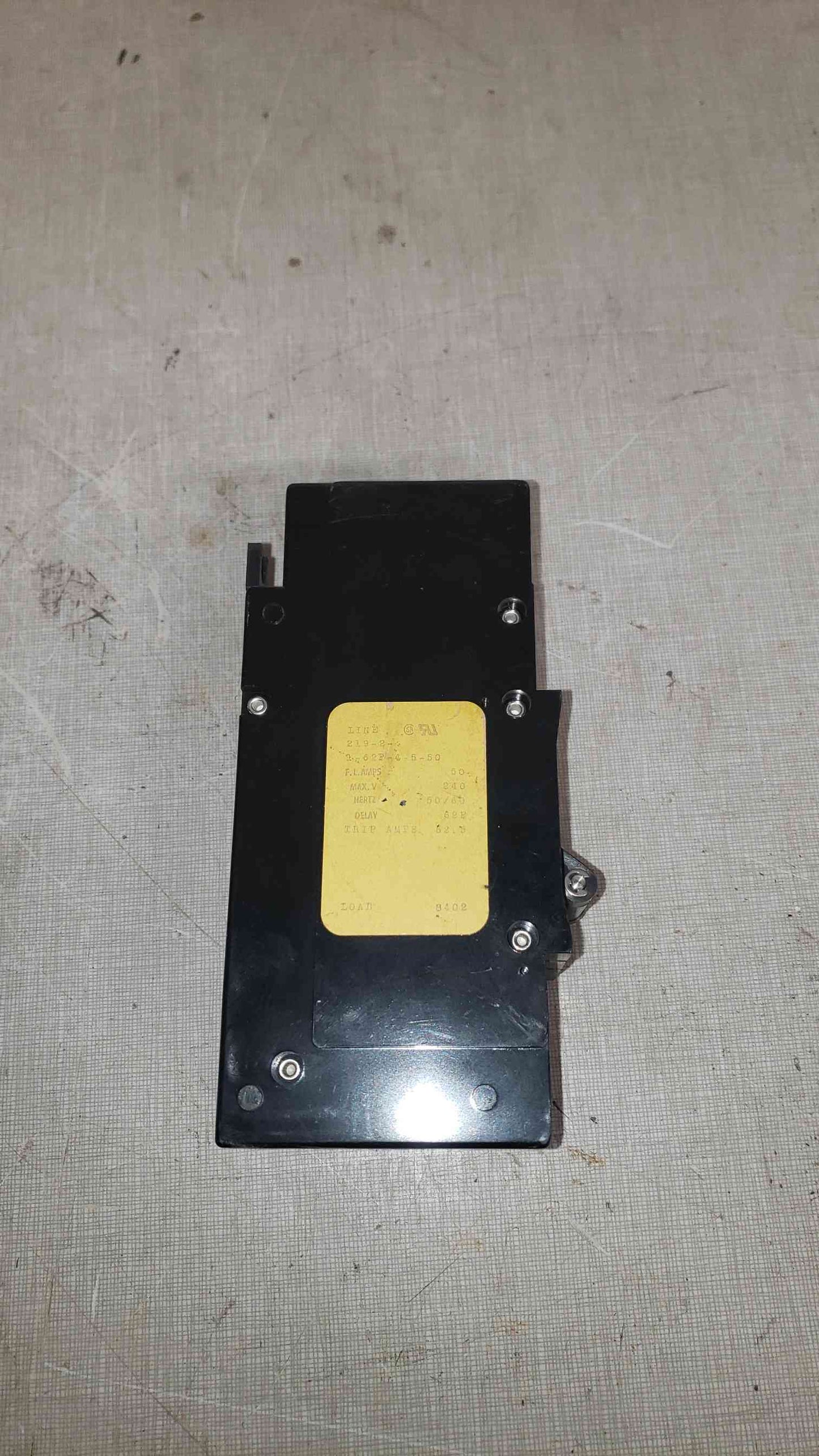 Airpax 50A 2 Pole Breaker (SKU: 107186)