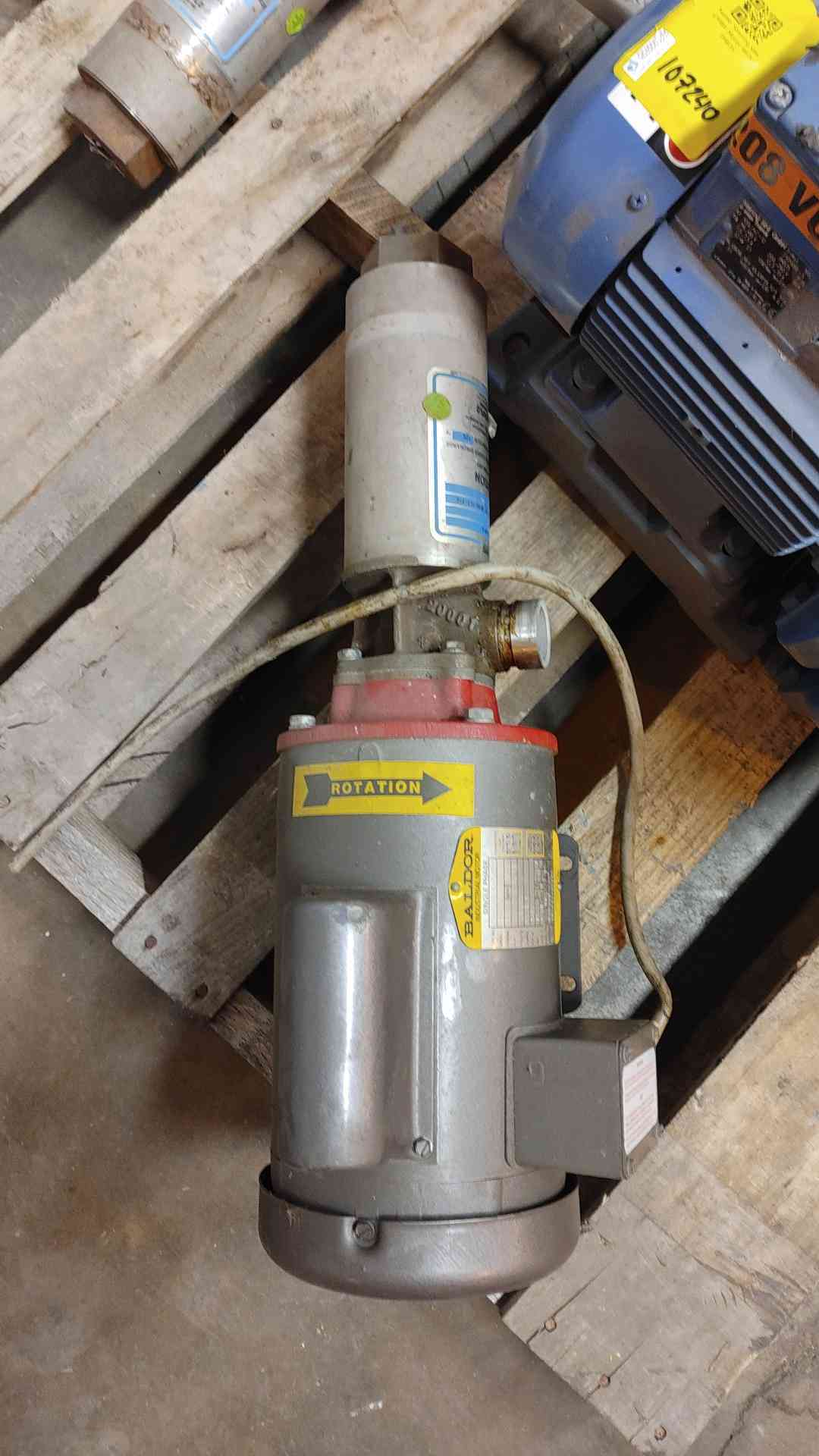 Baldor Industrial Motor 1HP 1PH 115/230V 35H393-180