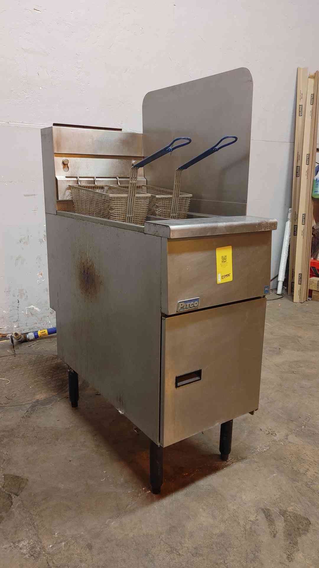 Pitco Frialator Solstice Gas Fryer 40Lb Oil Capacity SG14T