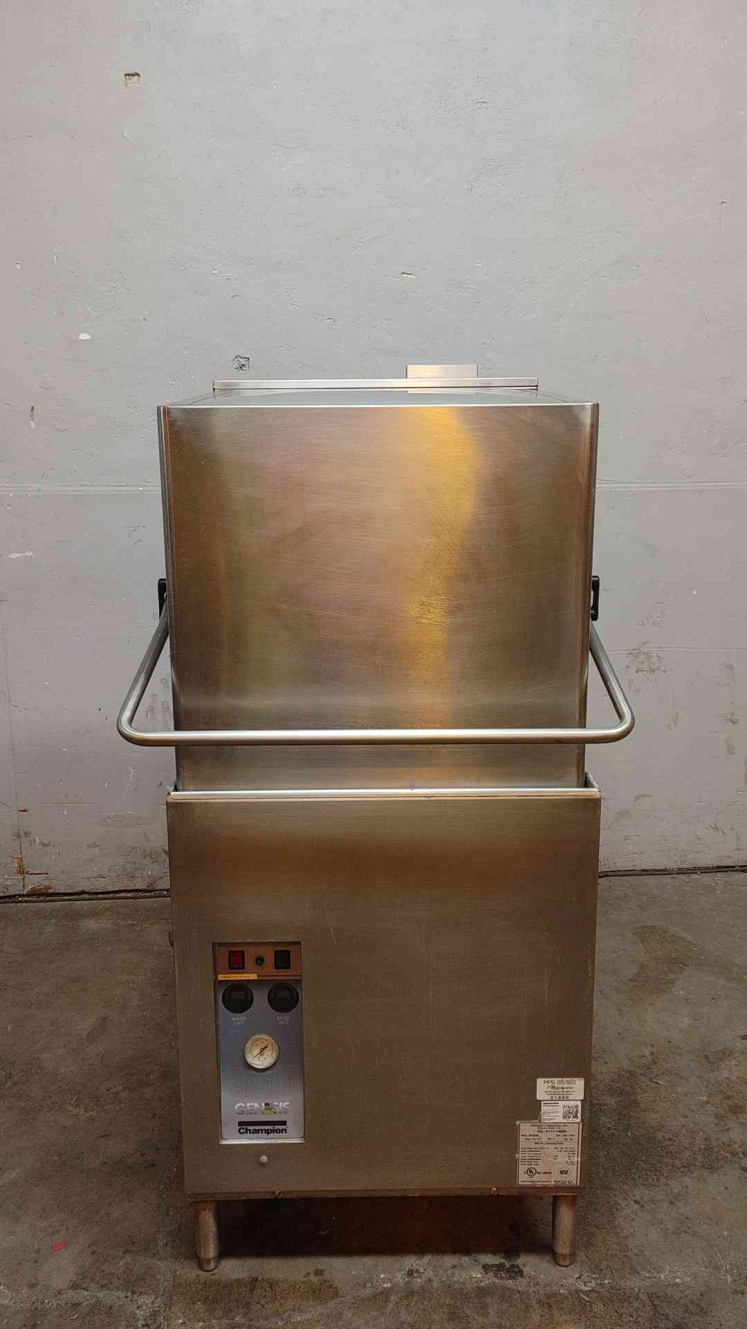 Champion Industries DH5000 Genesis Dishwasher w/ Sink Prep Set & Finish Table