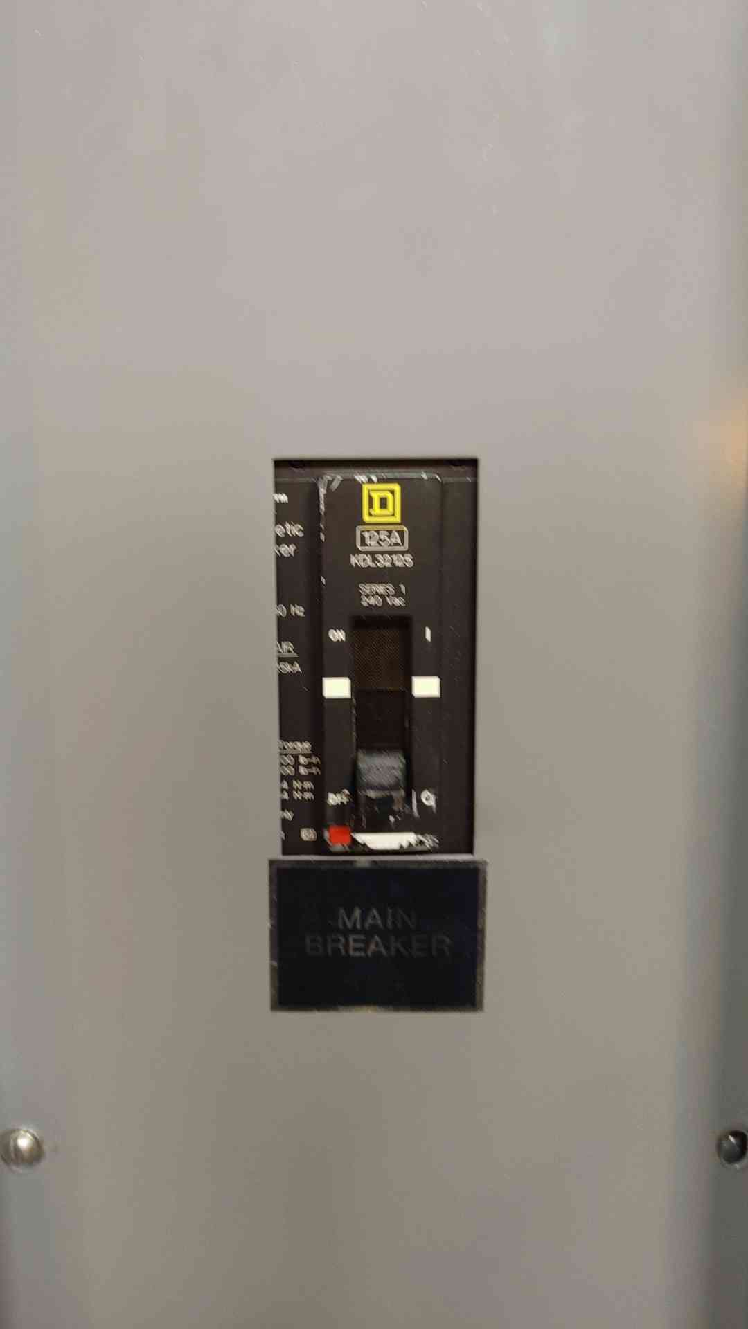 Square D NQOD Panelboard 125A 208Y/120V 3PH 4W MHC50S with Main