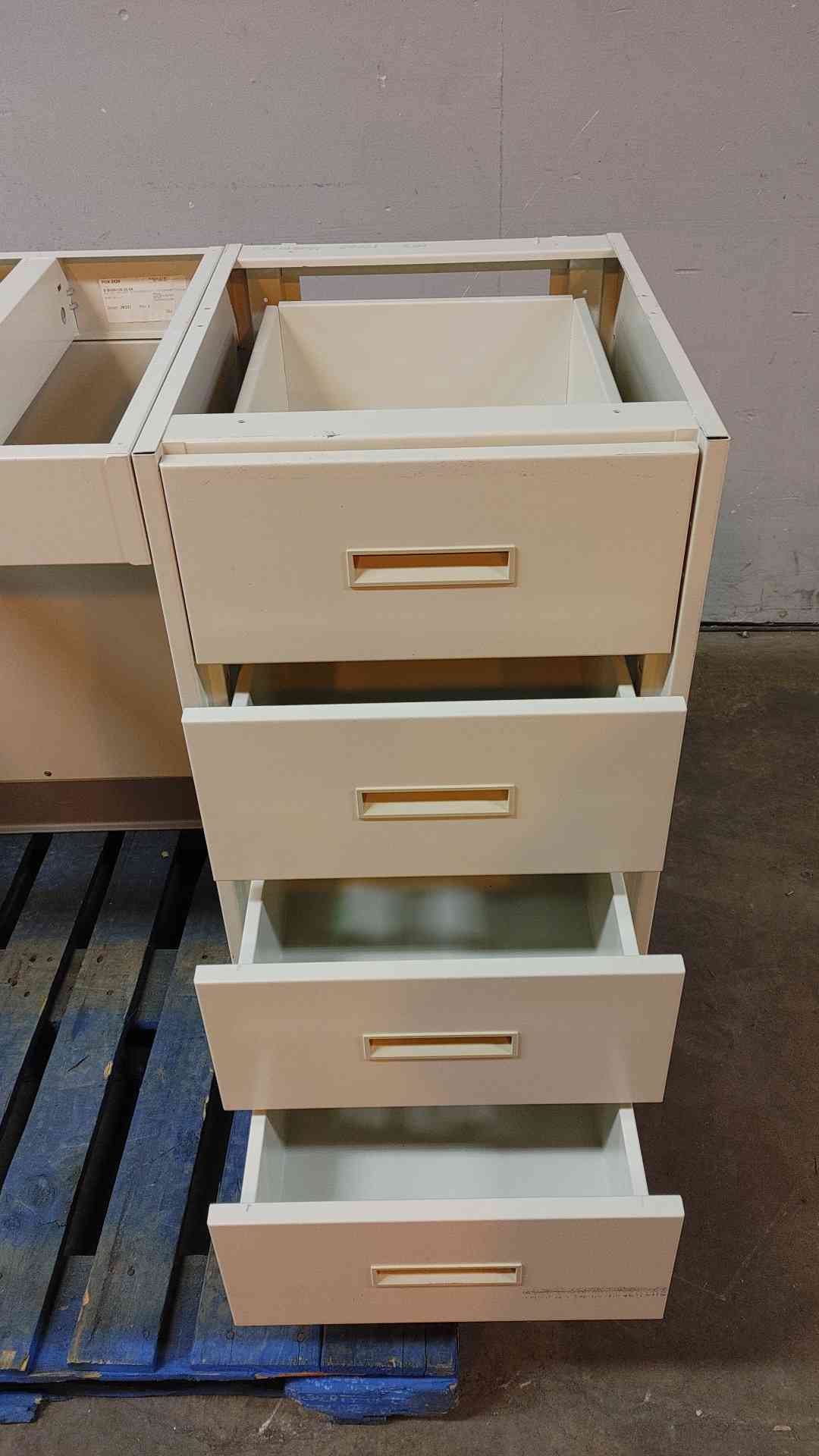 66" Hamilton Recessed Drawers Combo Casework
