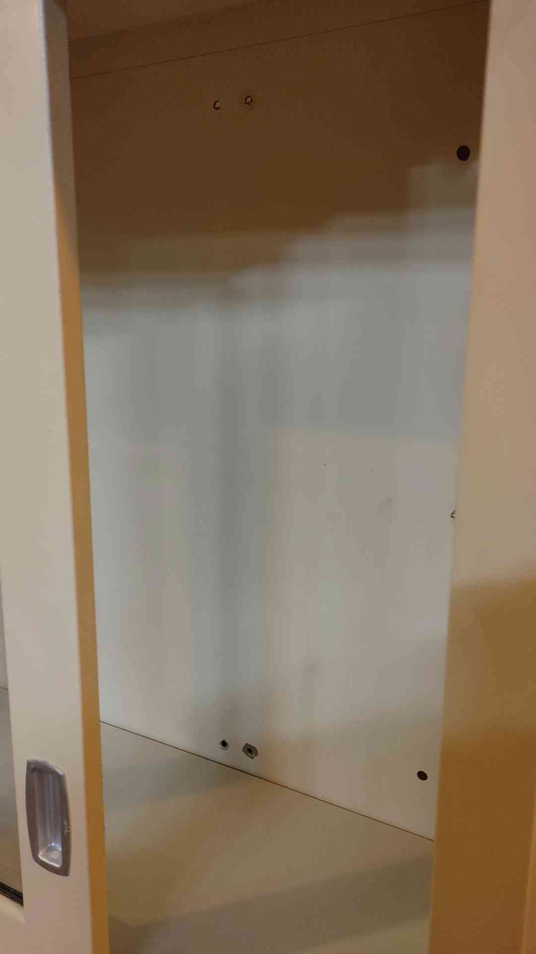 4'x13x30 Sliding Glass Overhead Cabinet Casework Metal(104109)