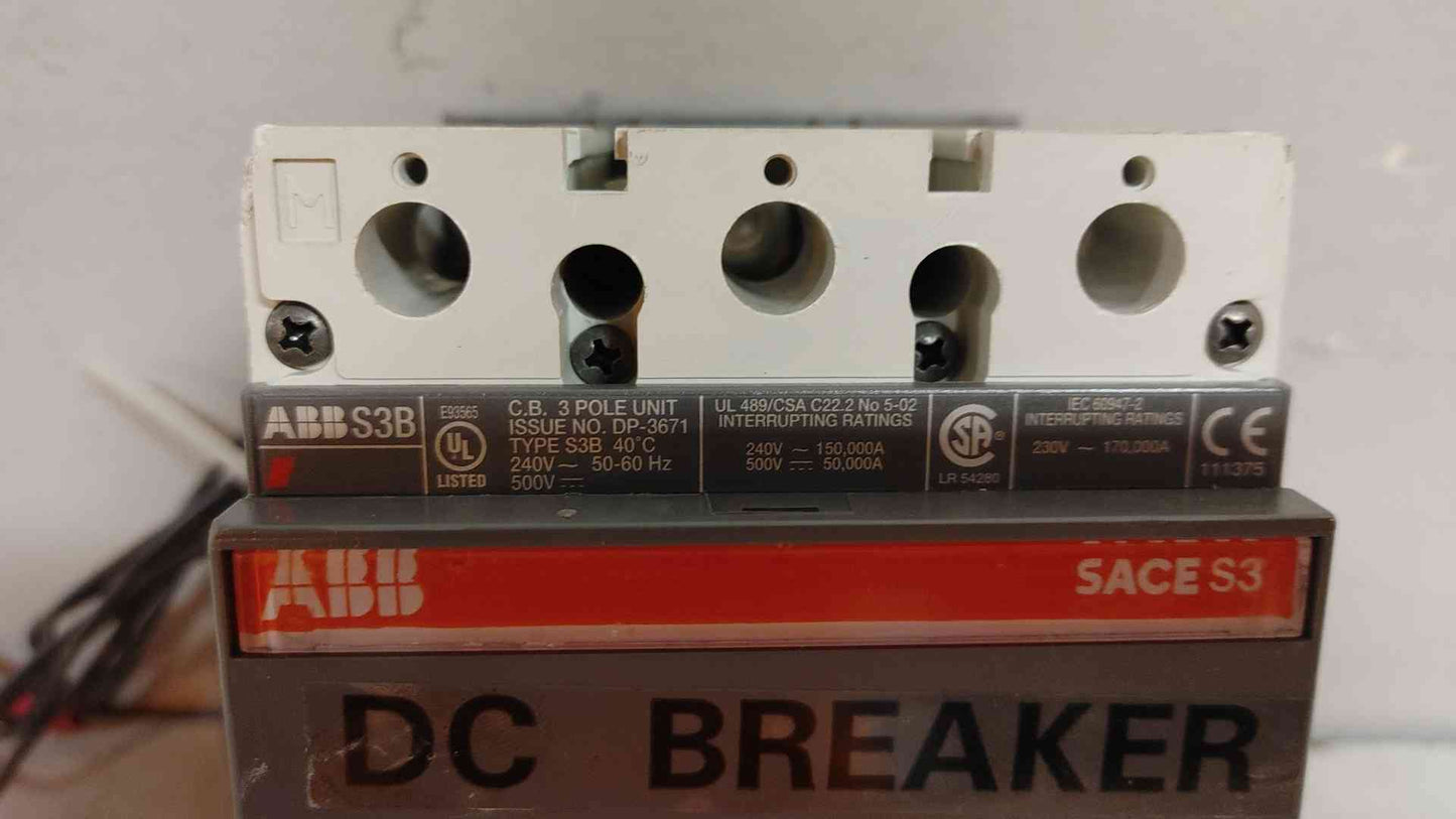 ABB Circuit Breaker 3 Pole 225A DP-3671 (107918)