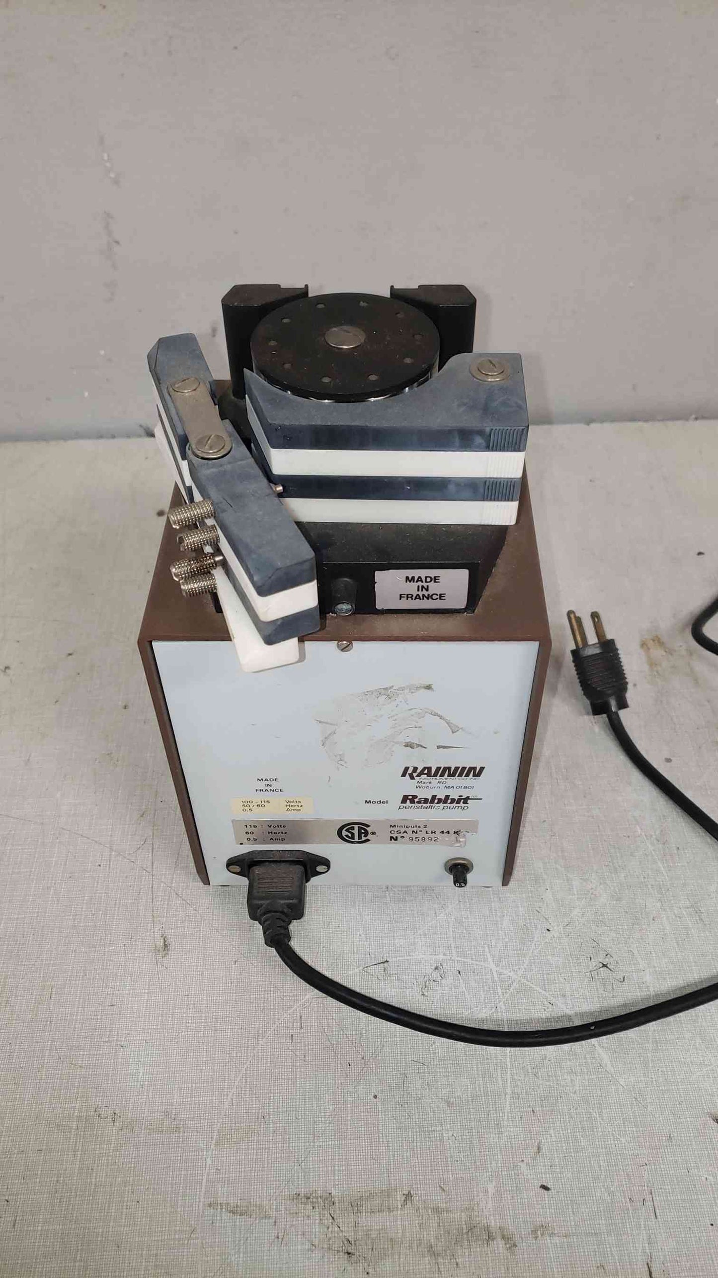RAININ 115V 0.5A Rabbit Peristaltic Pump (SKU: 108159)