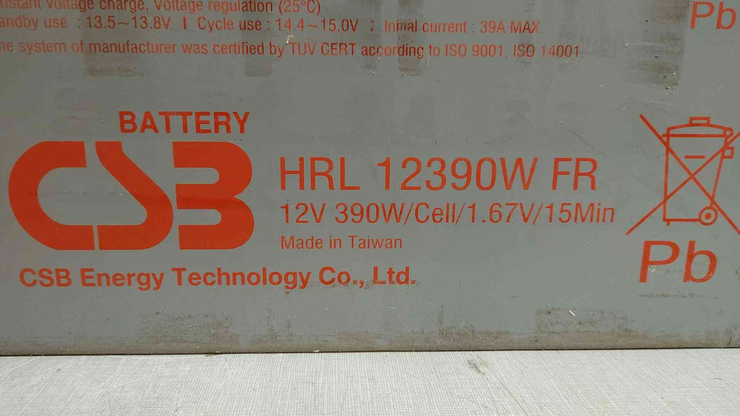 CSB Energy Non-Spillable Sealer Lead Battery 12V 390W/Cell HRL12390WRF