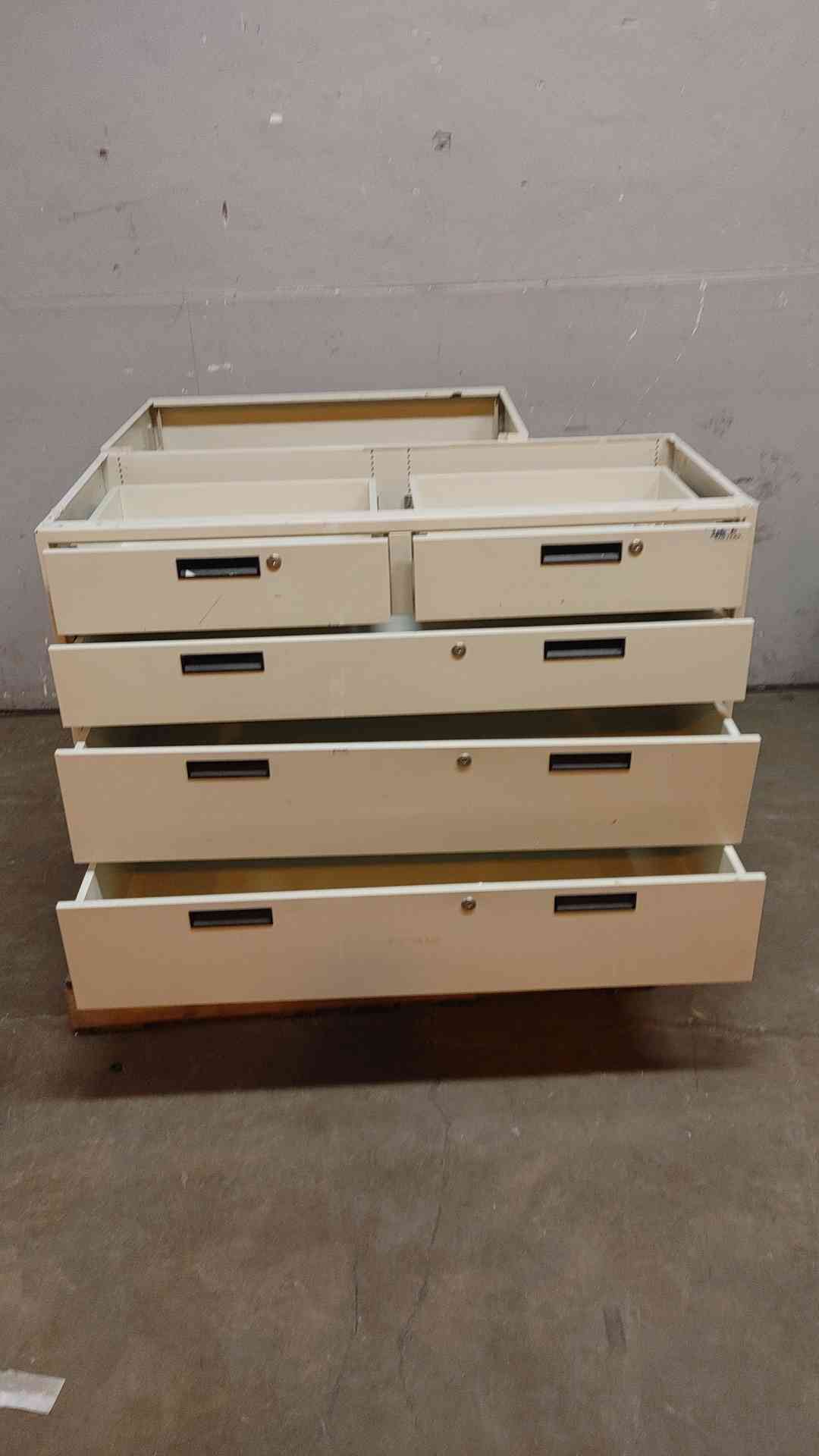 4' Hamilton Recessed Drawers Only White Casework (108359)