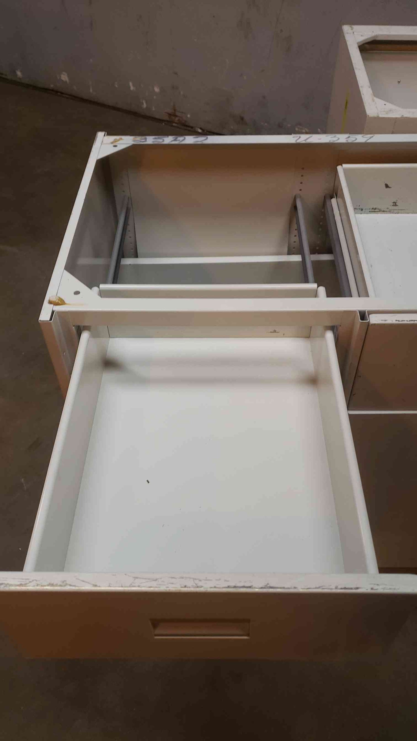 3' White Recessed Mixed Casework (SKU: 108348)
