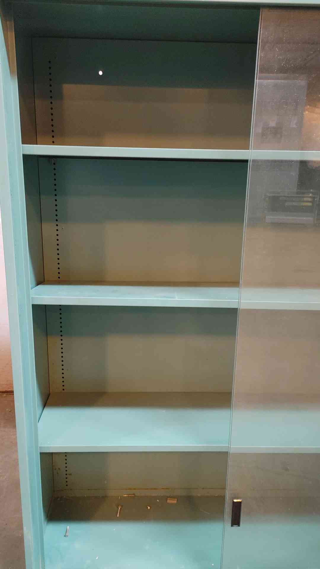 3' Tall Sliding Glass Door Overhead Casework (108397)