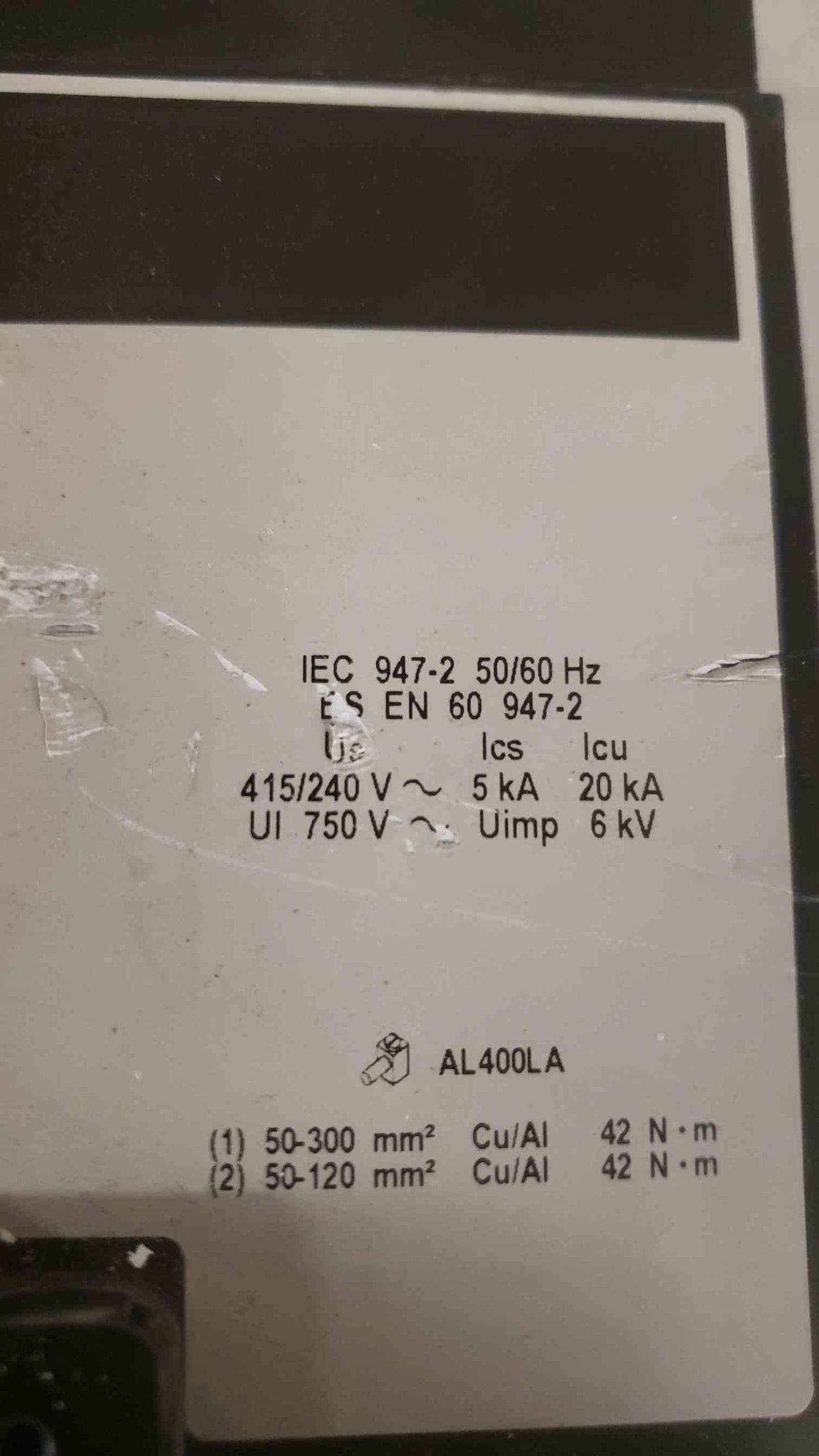 Square D 200A 600V 3 Pole Breaker LAP36200MB (SKU: 108413)