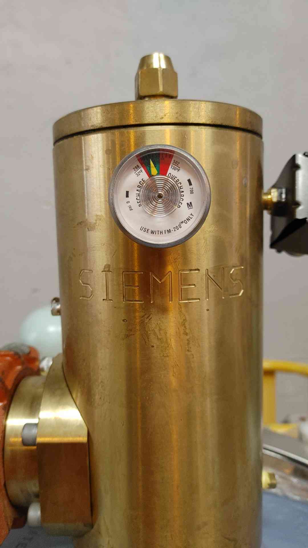 Siemens Sinorix 227 Fire Suppression Cylinder CPY-560 368Lbs of Agent (108487)