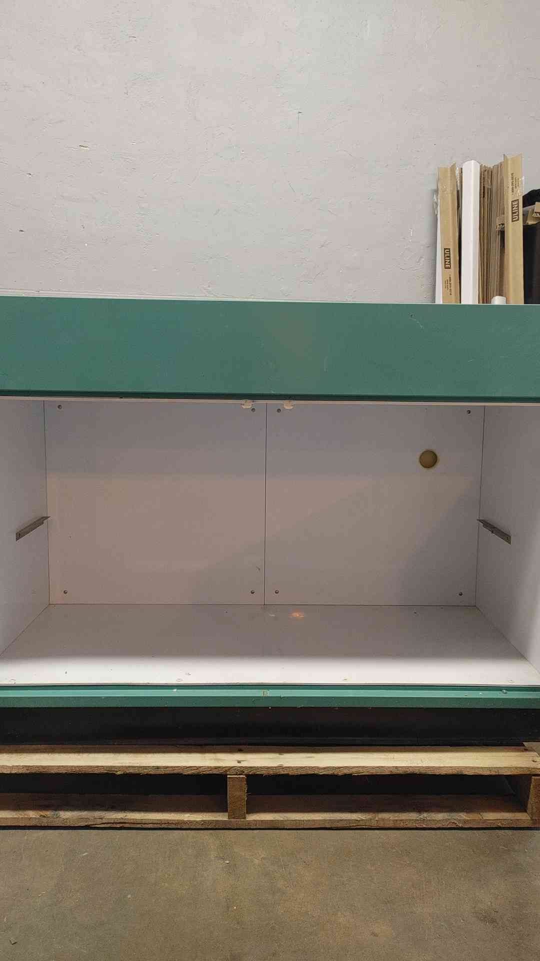 4' Recessed Doors Only Sink Base Metal Casework (108651)