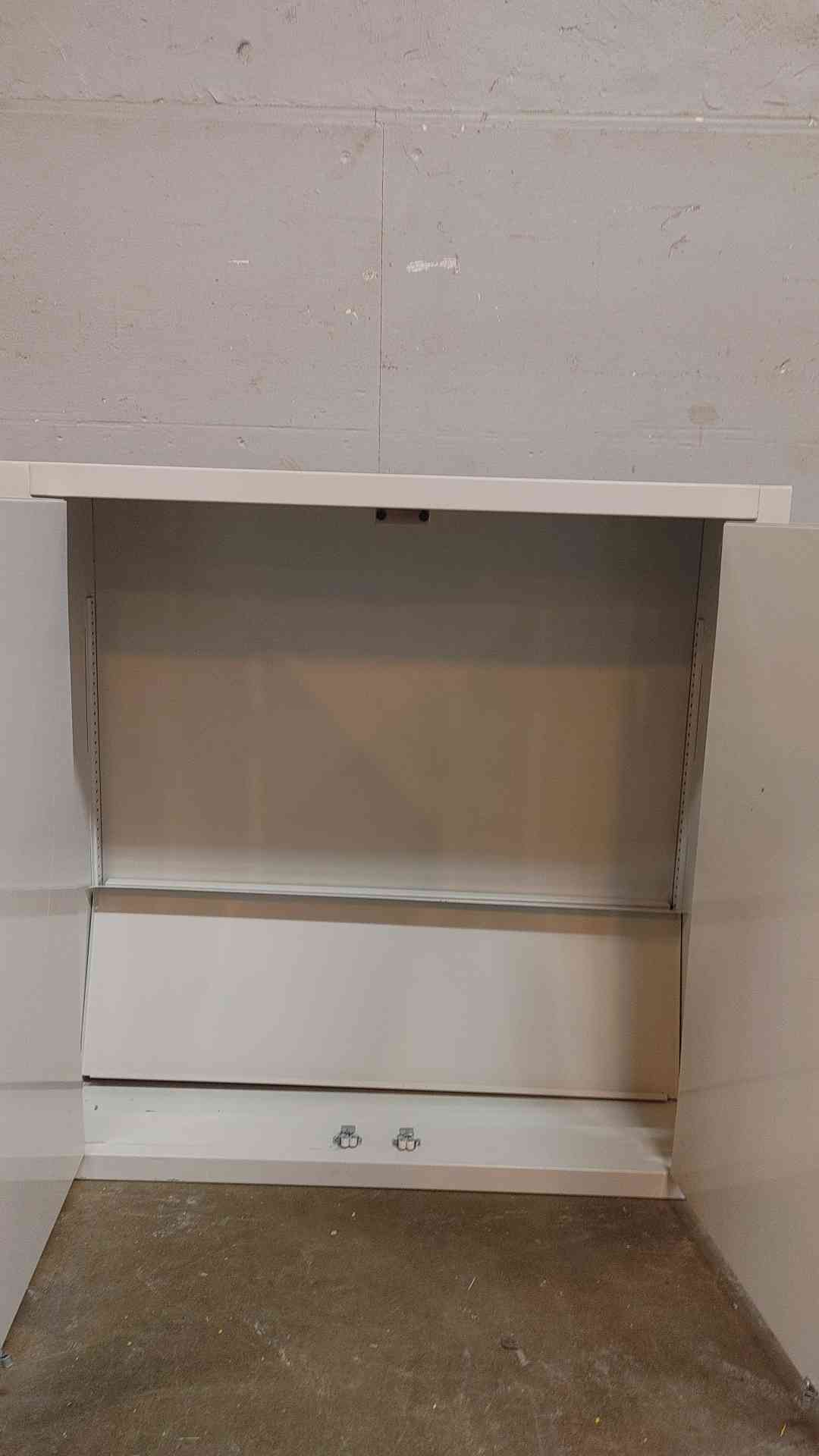 30" Duralab Dual Solid Metal Door Overhead Casework (108684)