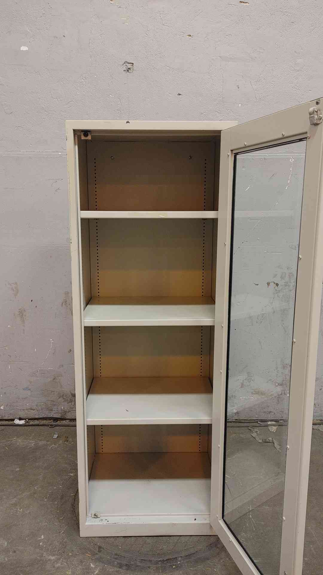 50" Tall Hamilton Single Glass Door Overhead Casework (108686)