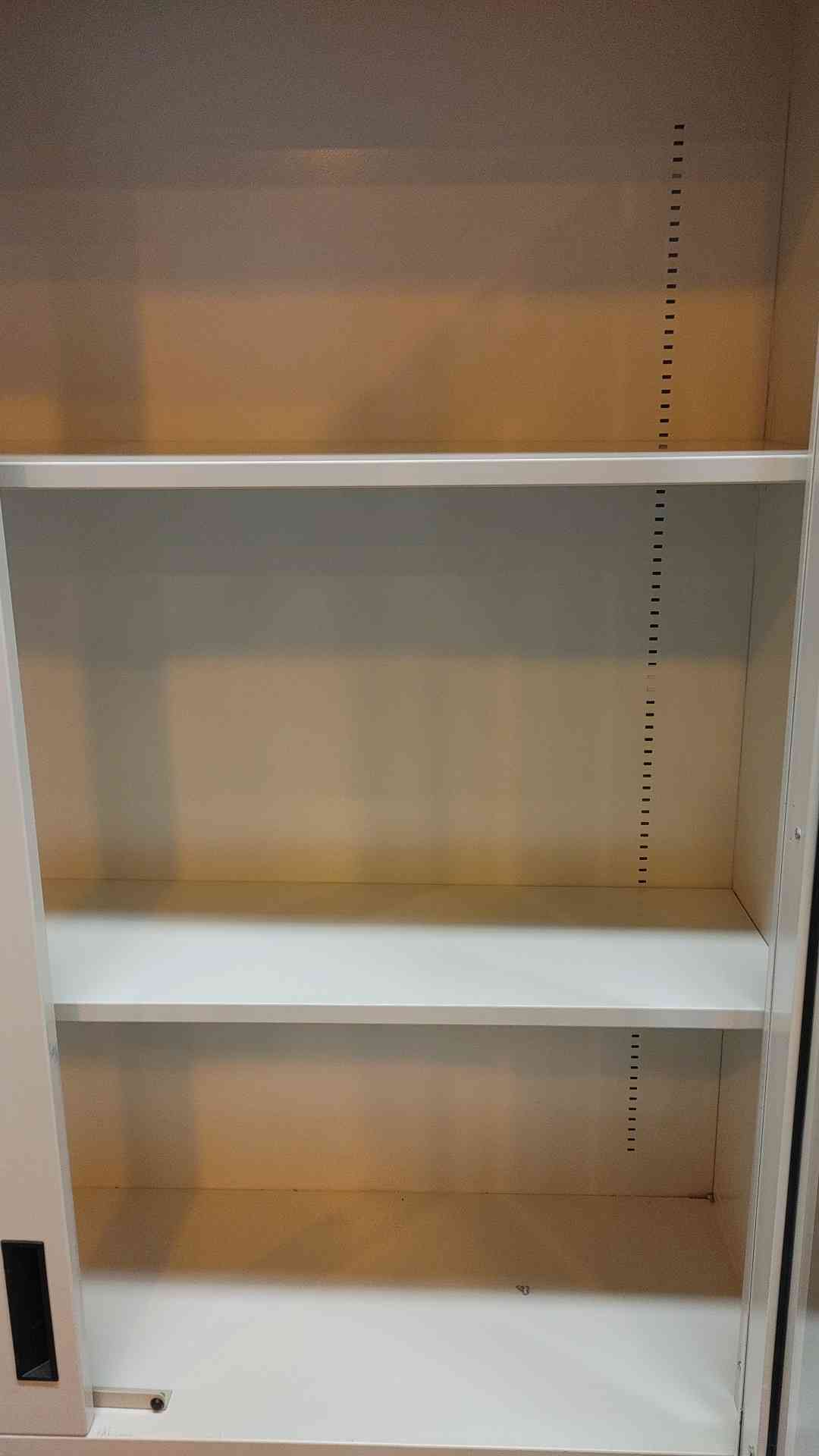 4' Tall Recessed Dual Glass Door Overhead Casework (108699)