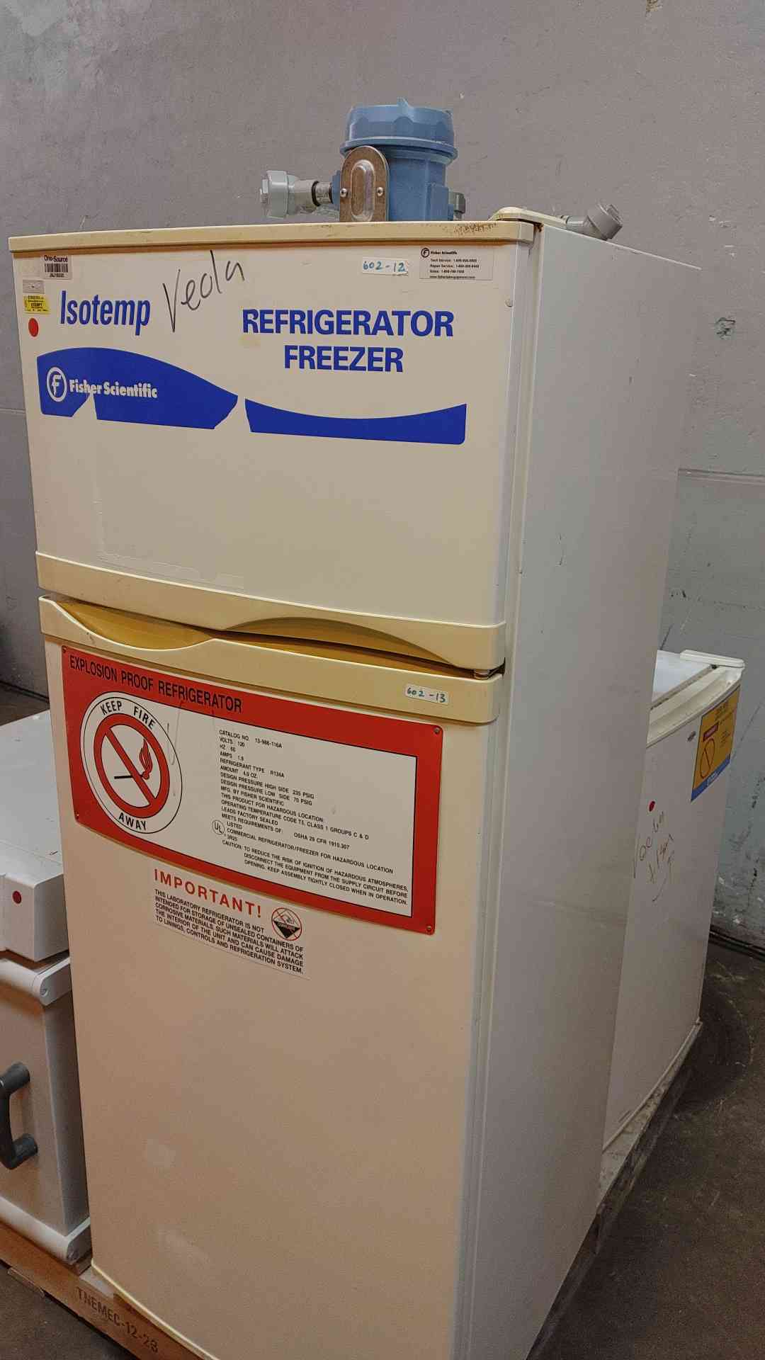 AS-IS Fisher Scientific Isotemp Refrigerator/freezer 120V 1.9A R134A (108963)