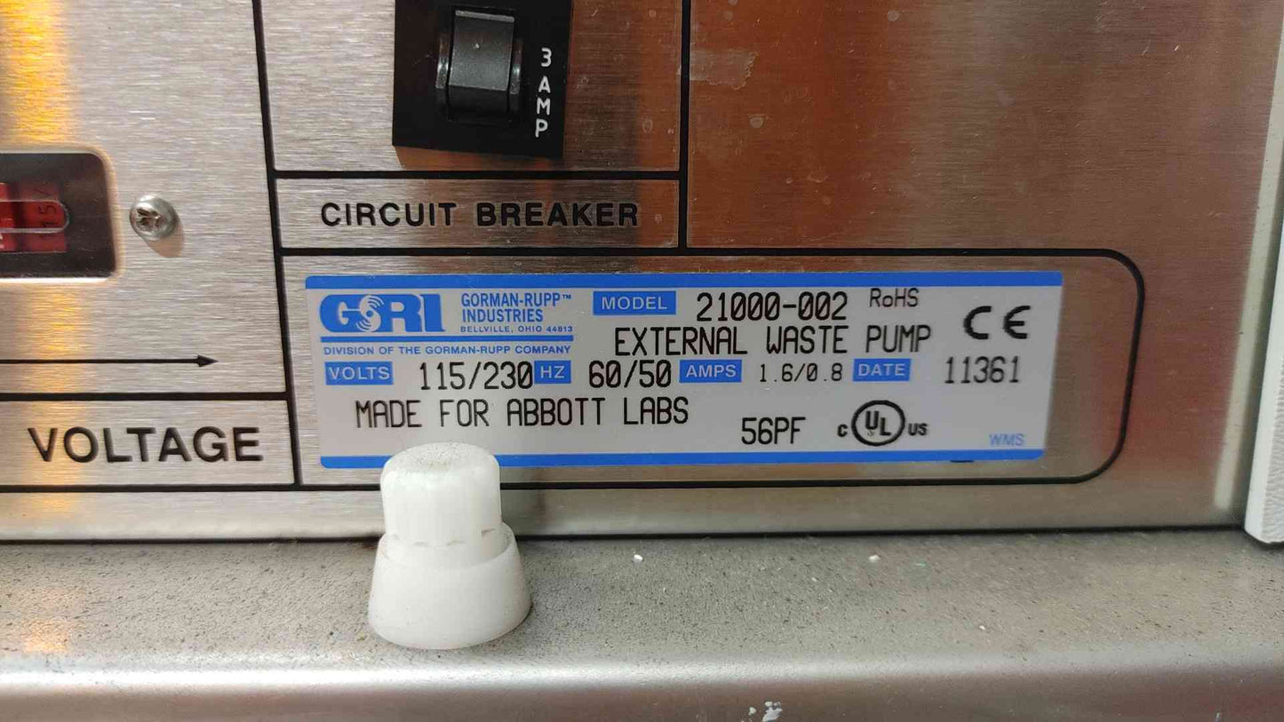 GRI External Waste Pump 115V 21000-002 (109456)